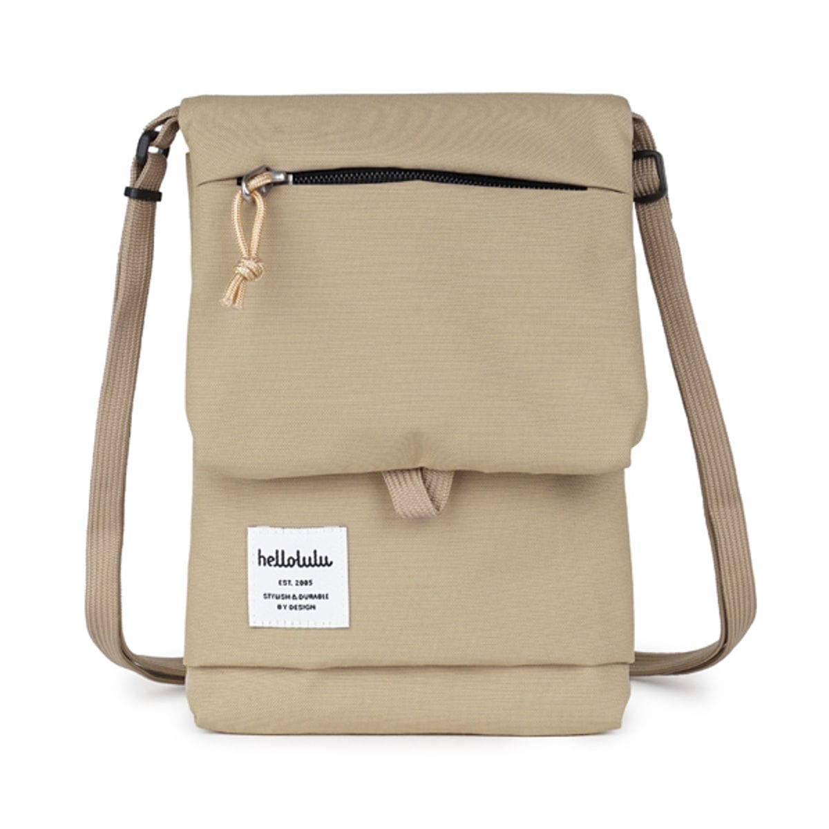 【人気色】ショルダーバッグ hellolulu ジョセ JOSE （ ハロルル ジョセ バッグ ミニショルダー 鞄 サコッシュ 斜め掛け ポシェット デイリーフリップポーチ ポーチ 撥水加工 フェス アウトドア ポケット キークリップ おしゃれ ） 【FogKhaki】