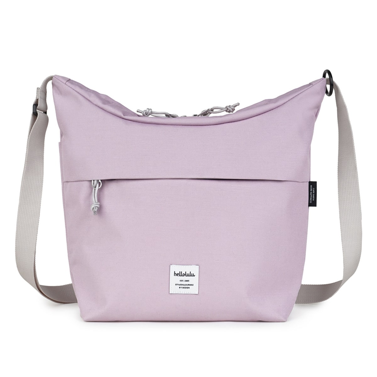 ボディバッグ hellolulu ルーカス LUCAS （ ハロルル ショルダーバッグ バッグ ショルダー 鞄 かばん 軽い 斜め掛け ボトル収納 ループ付き 撥水加工 フェス アウトドア ポケット キークリップ おしゃれ ） 【SoapPurple】