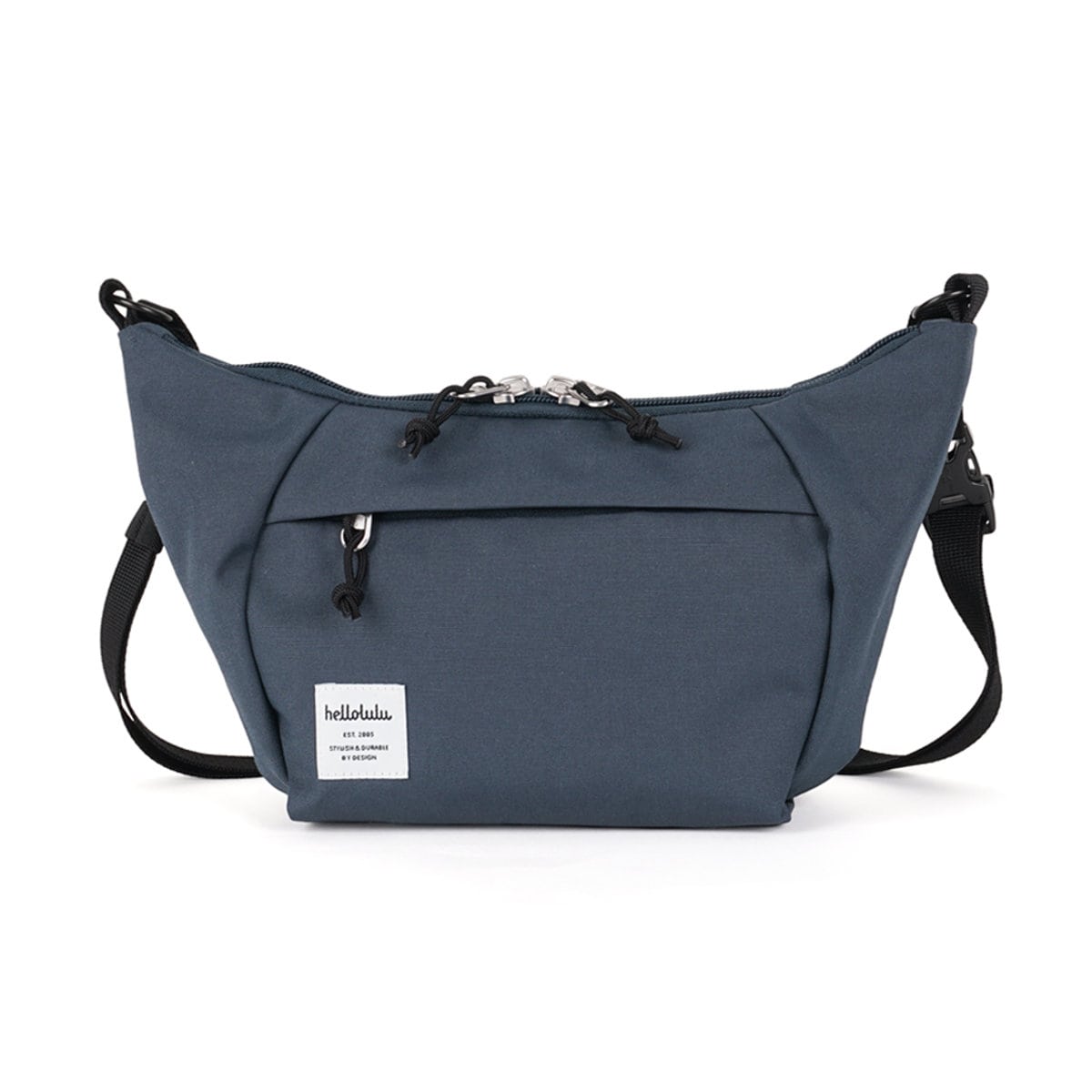 【人気色】ショルダーバッグ hellolulu コラ CORA 1.5L （ ハロルル バッグ ボディバッグ ミニショルダー 鞄 サコッシュ ボディーバッグ 斜め掛け ポシェット 肩掛け ウエストポーチ 撥水加工 フェス アウトドア ポケット おしゃれ ） 【DarkSapphire】