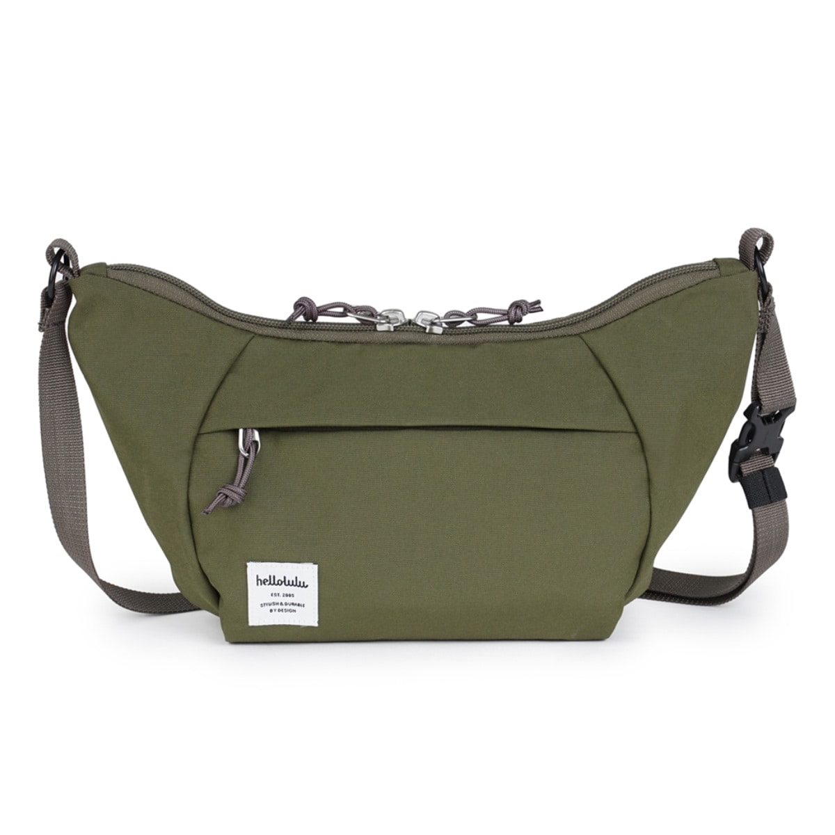 ショルダーバッグ hellolulu コラ CORA 1.5L （ ハロルル バッグ ボディバッグ ミニショルダー レディース メンズ 鞄 サコッシュ 斜め掛け ポシェット 肩掛け ウエストポーチ 撥水加工 フェス アウトドア ポケット おしゃれ ） 【CapuletOlive】