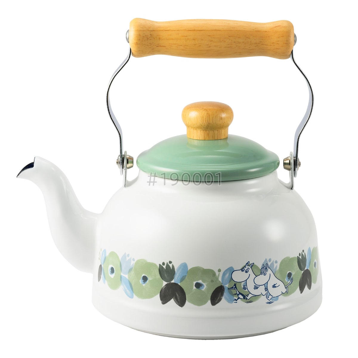 ケトル 1.6L IH対応 ムーミンフラワーガーデン 富士ホーロー （ Honey Ware ハニーウェア ガス火対応 やかん ヤカン ホーロー製ケトル ホーローケトル 琺瑯ケトル ホーローやかん 湯沸し IHケトル 調理器具 おしゃれ ）