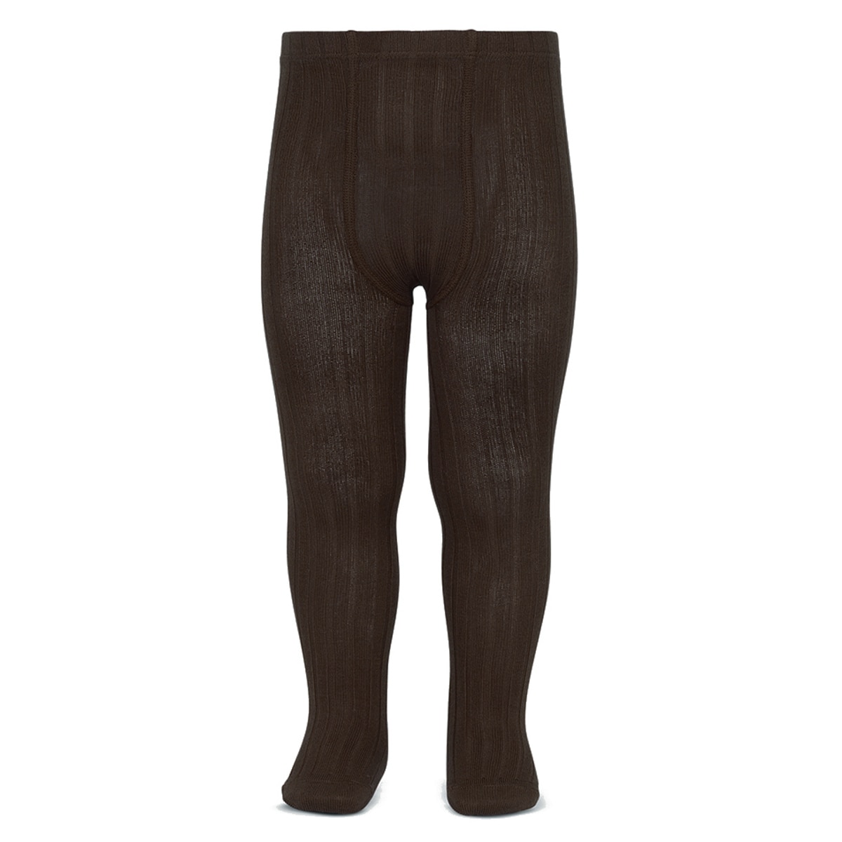 タイツ condor 子供 95～142cm ベーシック リブタイツ カラー3 （ カラータイツ 子供用タイツ キッズ ジュニア ベーシックタイツ リブ 丈夫 スペイン製 子ども用タイツ 肌触り 滑らか おしゃれ 95 100 110 120 130 140 cm ） 【マロン 8】