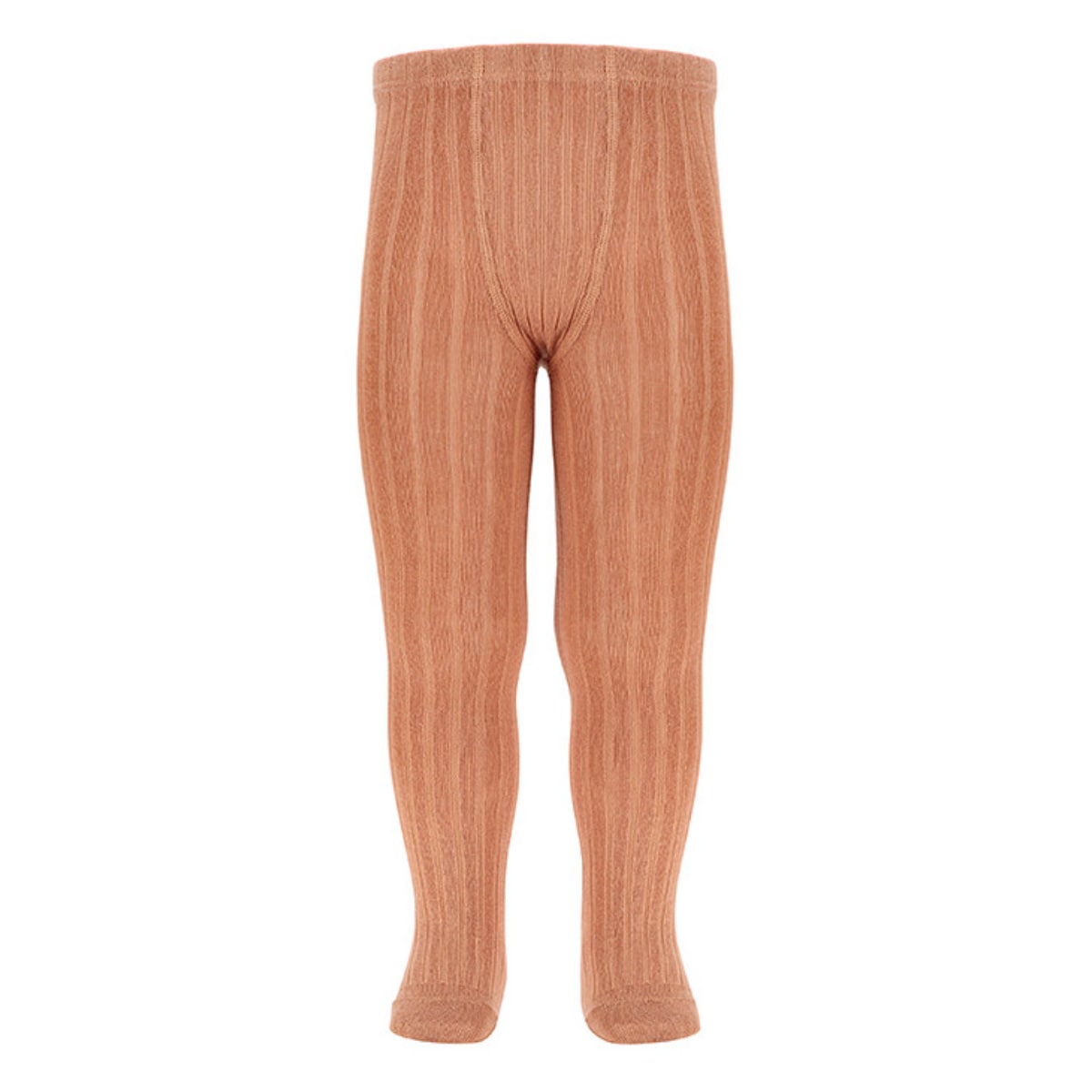 タイツ condor レディース S～L ベーシック リブタイツ カラー1 （ コンドル カラータイツ ベーシックタイツ リブ 女性 Basic rib tights 大人用 シンプル 手触り 肌触り 滑らか 伸縮性 丈夫 おしゃれ ） 【ヌガー 12】