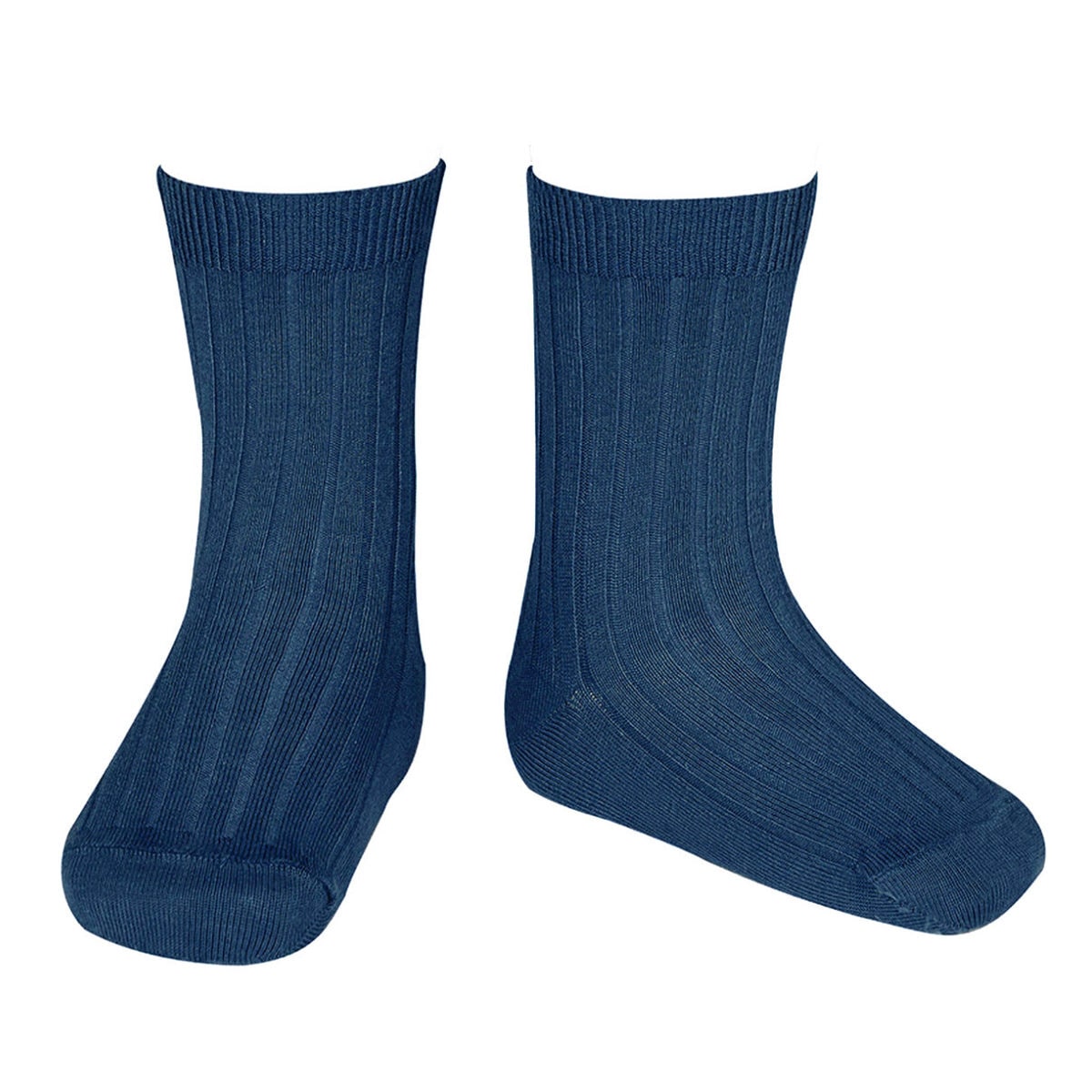 靴下 condor 子供 9.5cm～13.5cm リブ ショートソックス カラー2 （ コンドル ソックス 子ども用靴下 くつ下 くつした ベビー キッズ リブソックス Rib short socks 9.5 10 10.5 11 11.5 12 cm ） 【ラピスラズリ 0】