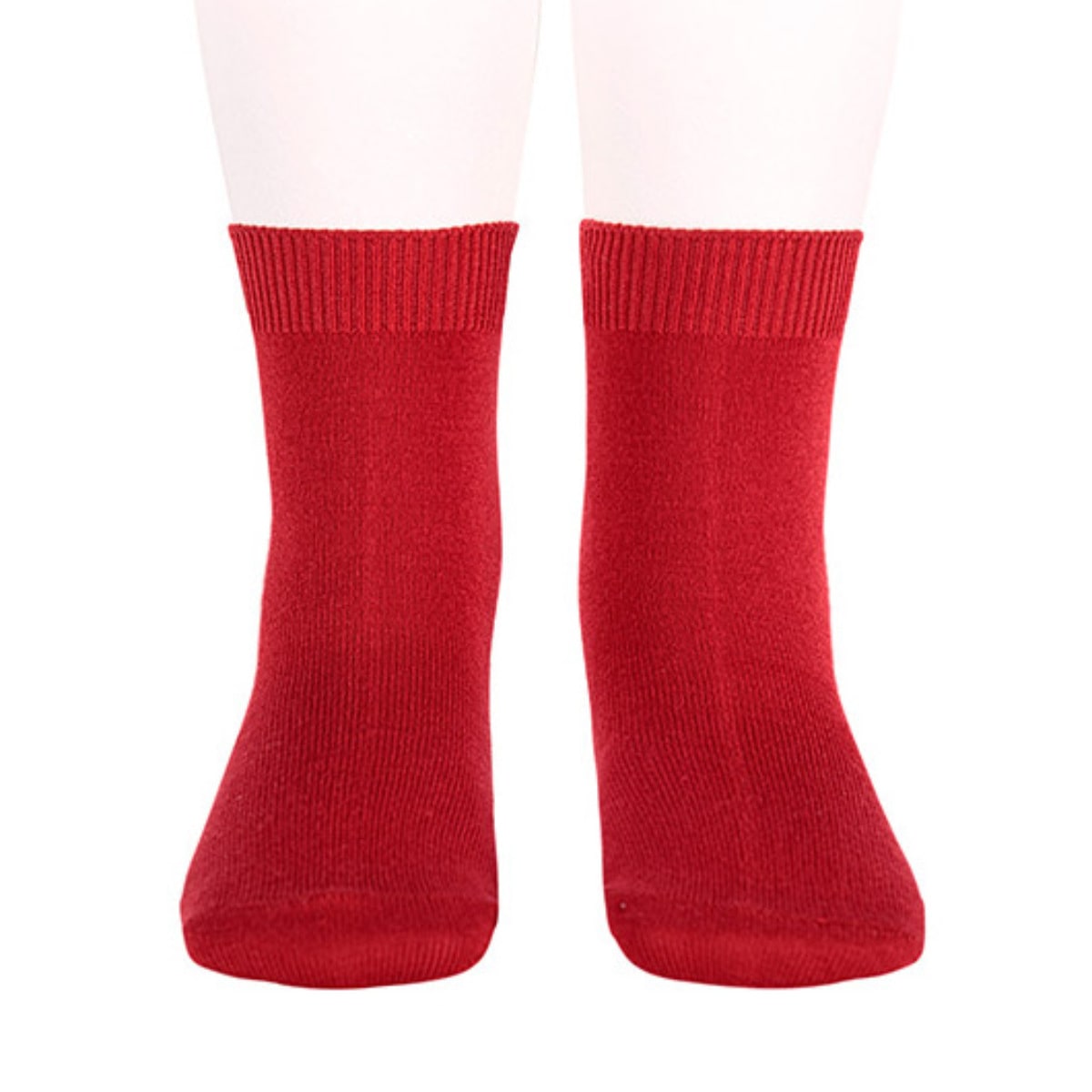 靴下 condor コンドル レディース 24.5～26.5cm ステッチ ベーシック ショートソックス （ ソックス くつ下 くつした コットン 大人 丈夫 無地 ステッチ スペイン製 手触り 滑らか 女性 24.5 25 25.5 26 26.5 cm ） 【レッドベルベット 12】