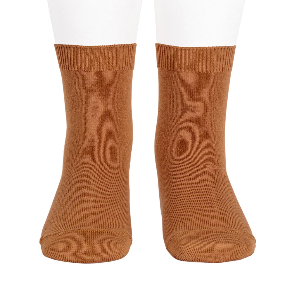 靴下 condor 24.5cm～25.5cm レディース プレーン ショートソックス カラー2 （ コンドル ソックス くつ下 コットン 丈夫 くつした 無地 ステッチ スペイン製 手触り 滑らか 女性 24.5 25 25.5 cm ） 【カネラ】