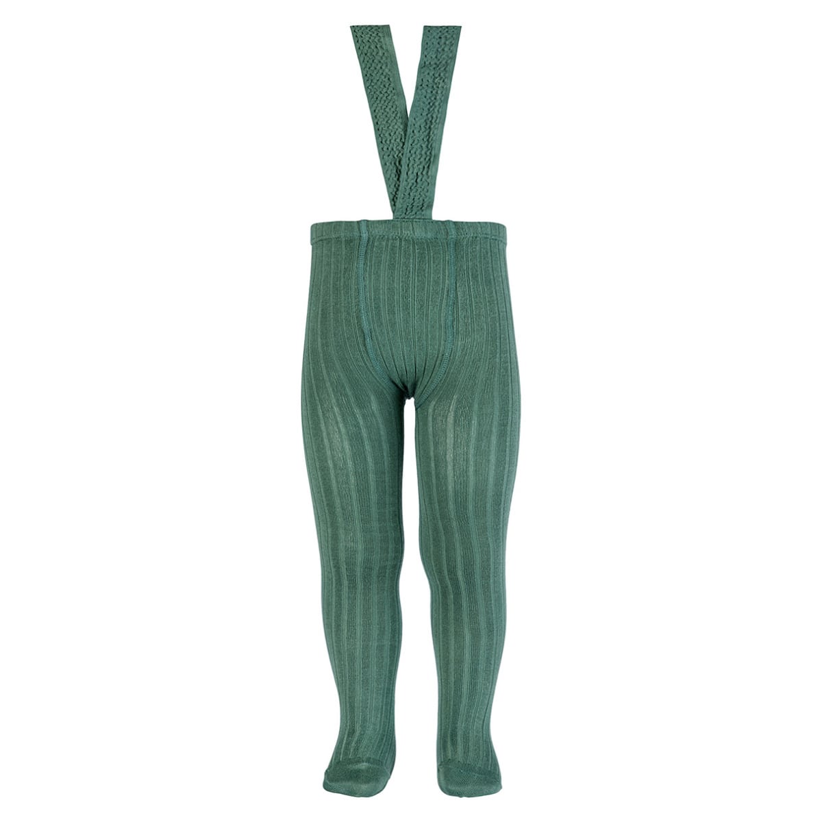 タイツ condor 子供 71～94cm サスペンダー付 リブタイツ （ コンドル ベビータイツ キッズタイツ 子供用タイツ 子供用 ベビー キッズ サスペンダー リブ 厚手 肩ひも おしゃれ 無地 丈夫 スペイン製 出産祝い 70 80 90 ） 【リクエ 0】