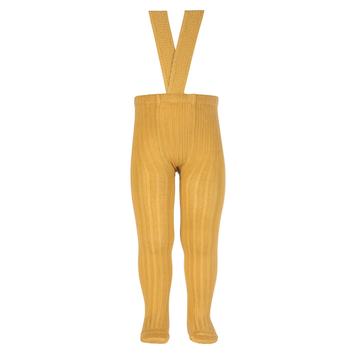 タイツ condor 子供 71～94cm サスペンダー付 リブタイツ （ コンドル ベビータイツ キッズタイツ 子供用タイツ 子供用 ベビー キッズ サスペンダー リブ 厚手 肩ひも おしゃれ 無地 丈夫 スペイン製 出産祝い 70 80 90 ） 【モスターサ 0】