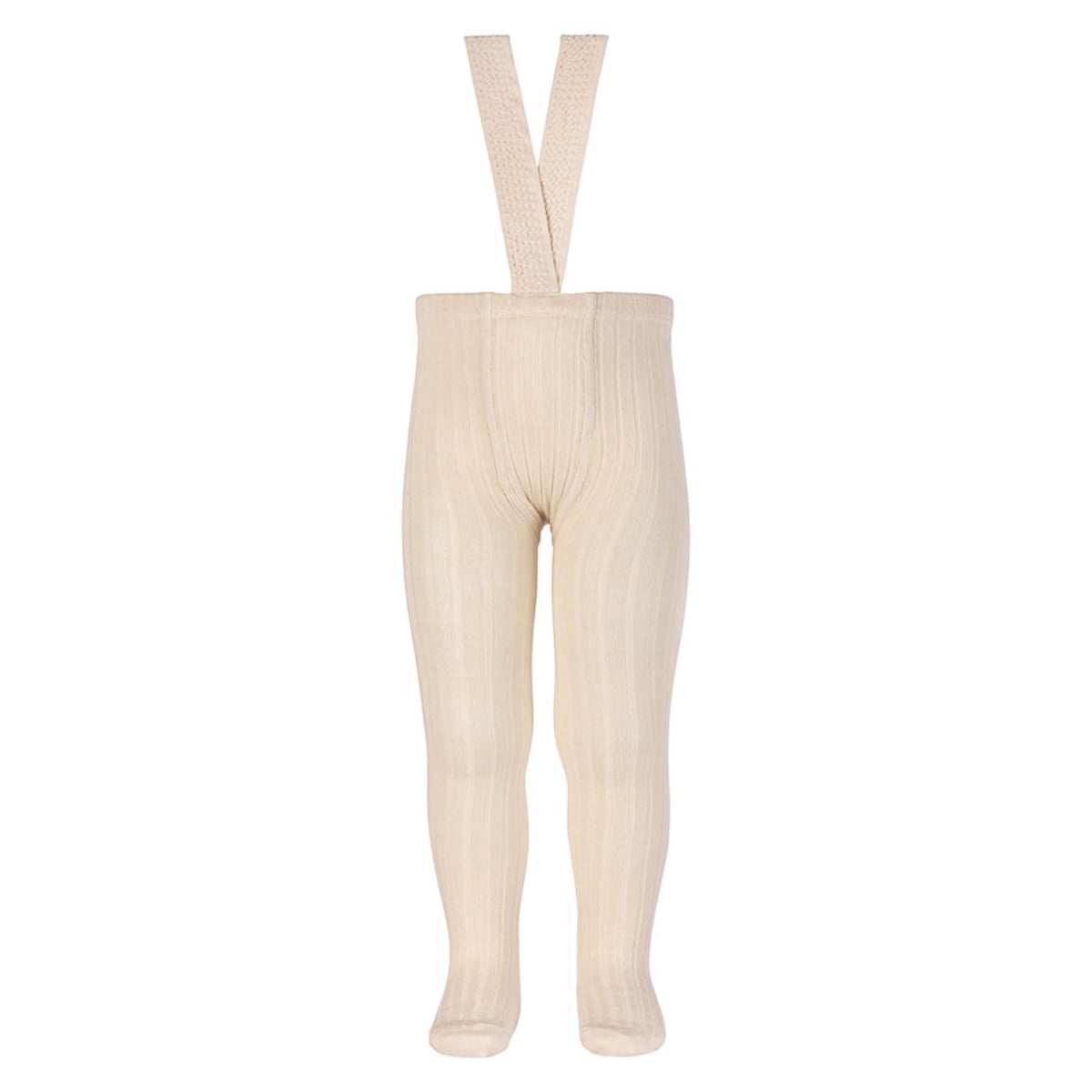 タイツ condor コンドル 子供 95～106cm サスペンダー付 リブタイツ （ キッズタイツ 子供用タイツ 子供用 キッズ サスペンダー リブ 厚手 肩ひも おしゃれ 無地 丈夫 スペイン製 95 100 cm ） 【リノ】