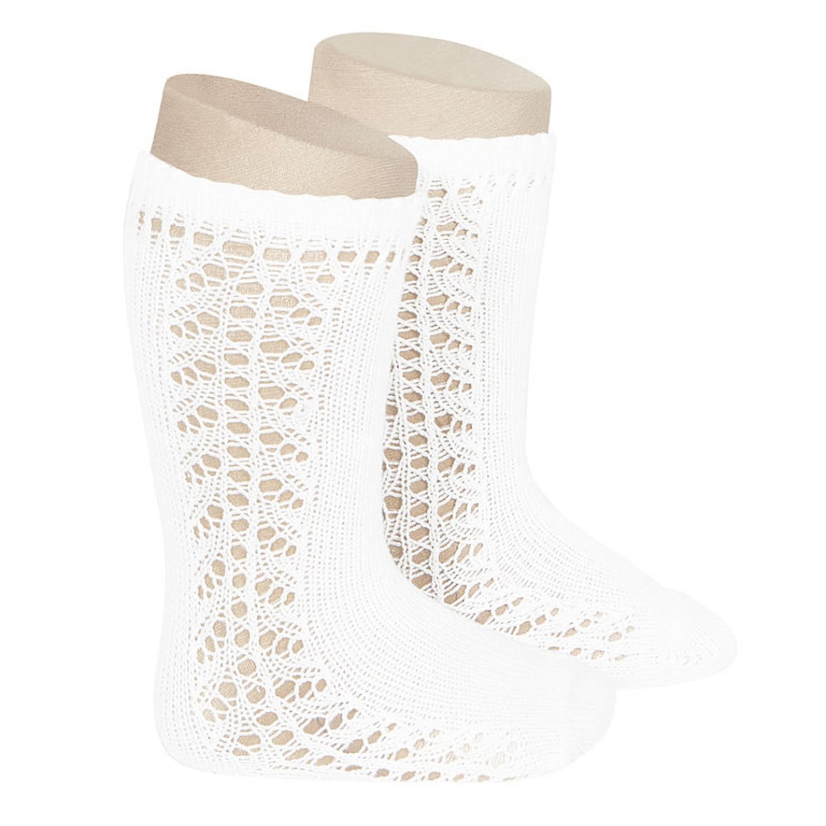 靴下 condor 子供 8.5cm～13cm サイド オープンワーク ウォームコットン ニーソックス （ コンドル 子ども用靴下 ベビー キッズ ソックス くつ下 Warm cotton knee socks with side openwork ） 【ブランコ 2】