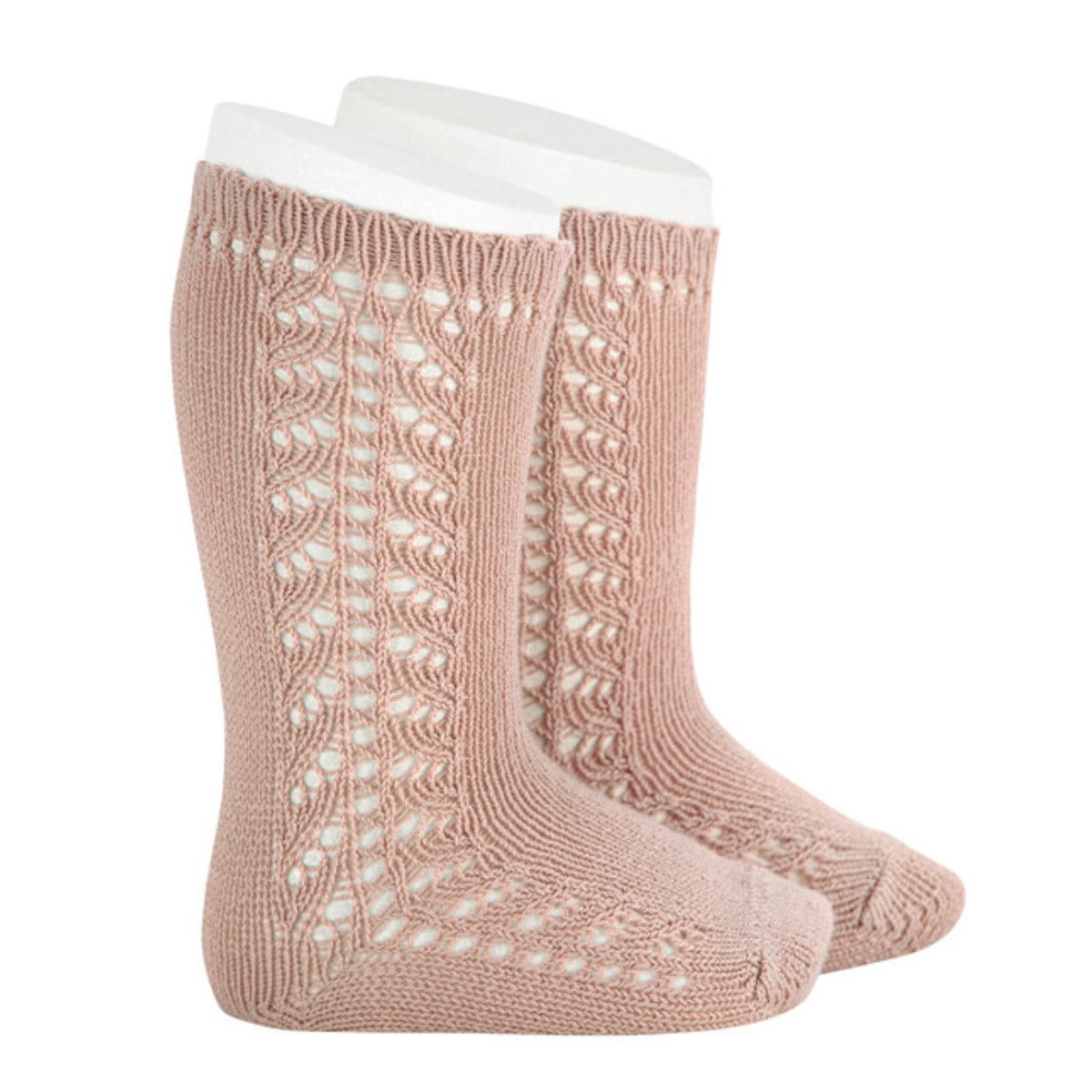 靴下 condor 子供 8.5cm～13cm サイド オープンワーク ウォームコットン ニーソックス （ コンドル 子ども用靴下 ベビー キッズ ソックス くつ下 Warm cotton knee socks with side openwork ） 【ロサエンポルバード 0】