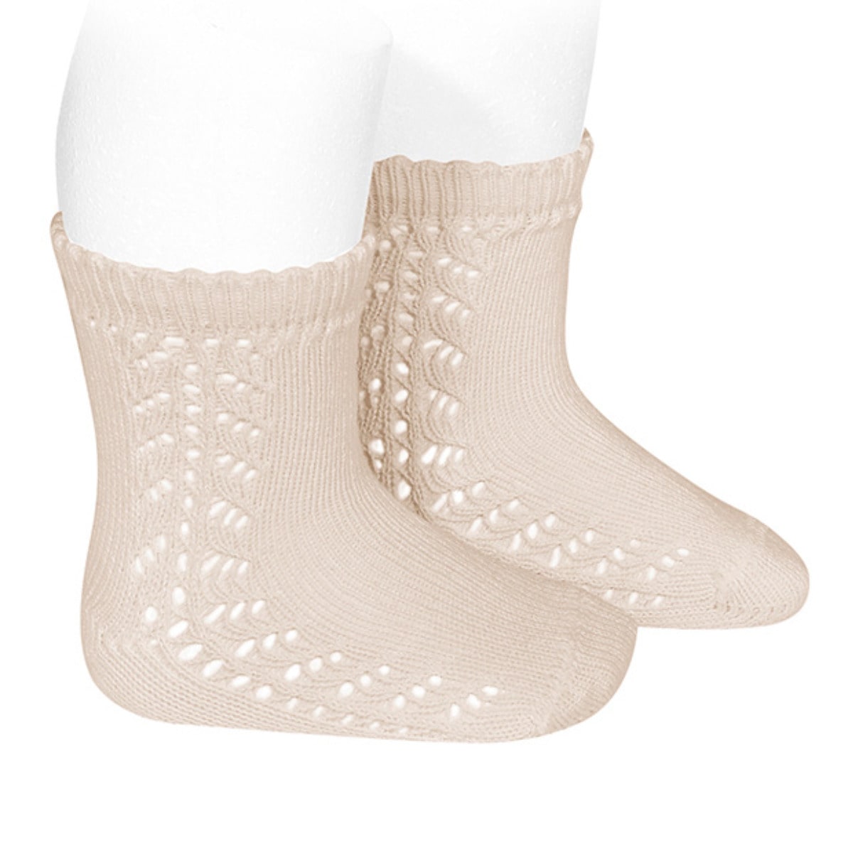 靴下 condor 6ヶ月～3歳 ウォームコットン ショートソックス サイドオープンワーク （ コンドル 子ども用靴下 ベビー キッズ ソックス くつ下 くつした Warm cotton short socks with side openwork 丈夫 ベビー用 キッズ用 ） 【リノ 0】