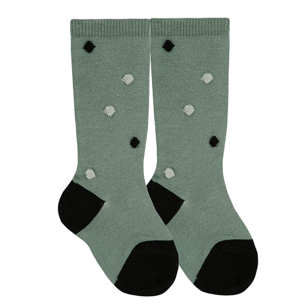 靴下 condor 子供 14.5～19.5cm ボンボン付き ニーソックス （ コンドル 子ども用靴下 キッズ ソックス くつ下 くつした ハイソックス 丈夫 ドット柄 スペイン製 14.5 15 15.5 16 17 17.5 18 18.5 19 19.5 cm ） 【リクエ 6】