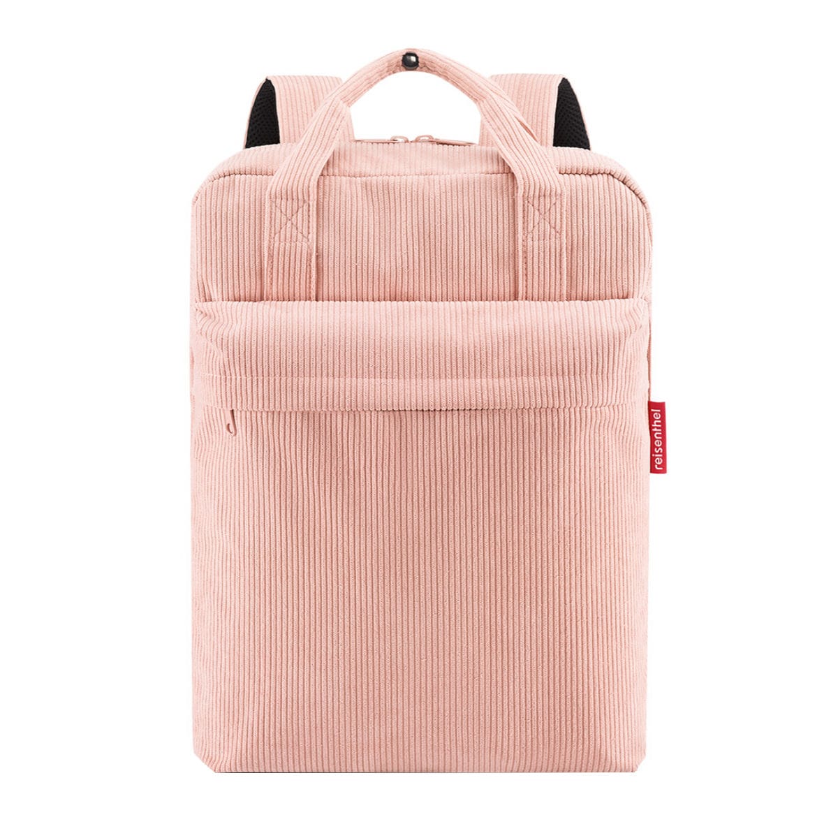 リュック reisenthel ALLDAY BACKPACK M CORD （ ライゼンタール リュックサック 四角 バックパック レディース 大人 通勤 通学 ポケット付き バッグ 鞄 かばん カバン ダブルジッパー PCスリーブ付き おしゃれ ） 【BLUSH】