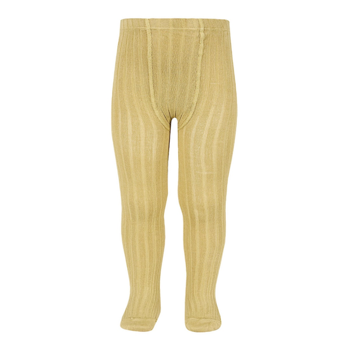 タイツ condor コンドル 95～142cm ベーシック リブタイツ カラー2 （ カラータイツ 子供 キッズ ジュニア 子供用タイツ ベーシックタイツ リブ 丈夫 スペイン製 手触り 肌触り 滑らか おしゃれ 95 100 110 120 130 140 cm ） 【バナナ 4】