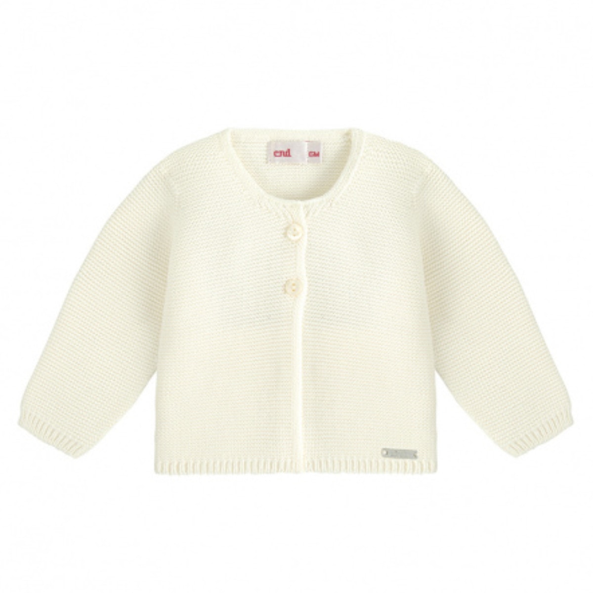 カーディガン condor 子供 0ヶ月～12歳 ガーターステッチカーディガン （ コンドル ニットカーディガン トップス 羽織 長袖 ベビー キッズ Garter stitch cardigan ベビー服 子供服 綿 コットン ガーター編み ） 【カバ 10】