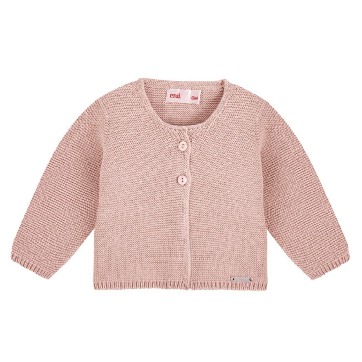 カーディガン condor 子供 0ヶ月～12歳 ガーターステッチカーディガン （ コンドル ニットカーディガン トップス 羽織 長袖 ベビー キッズ Garter stitch cardigan ベビー服 子供服 綿 コットン ガーター編み ） 【ロサエンポルバード 6】
