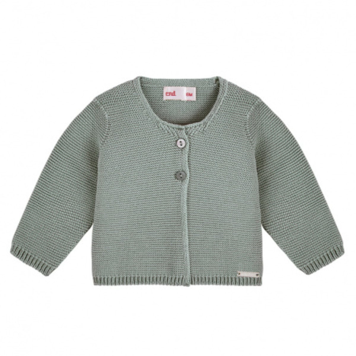 カーディガン condor 子供 0ヶ月～12歳 ガーターステッチカーディガン （ コンドル ニットカーディガン トップス 羽織 長袖 ベビー キッズ Garter stitch cardigan ベビー服 子供服 綿 コットン ガーター編み ） 【ベルデセコ 6】