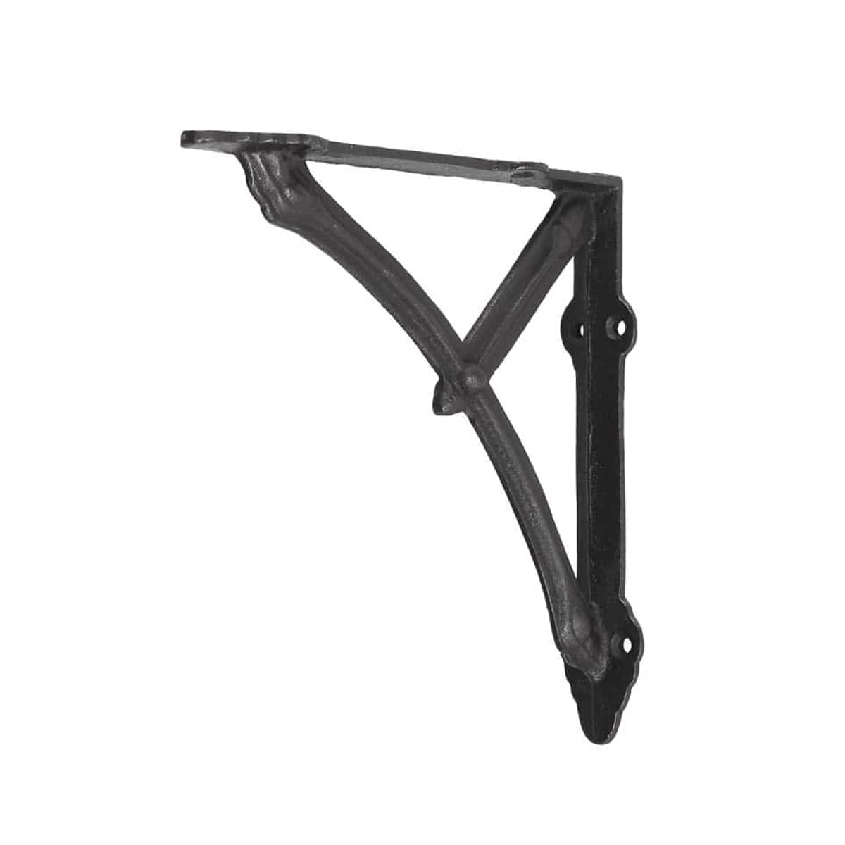 棚受け 19.5cm ボウ ブラケット アイアン （ 棚受け金具 壁面収納 ウォールシェルフ 収納 飾り棚 壁 棚 受け 金具 アンティーク風 ビス付き ダルトン DULTON 壁付け ディスプレイ ラック シェルフ 壁付け棚 おしゃれ 壁面棚 飾る ）