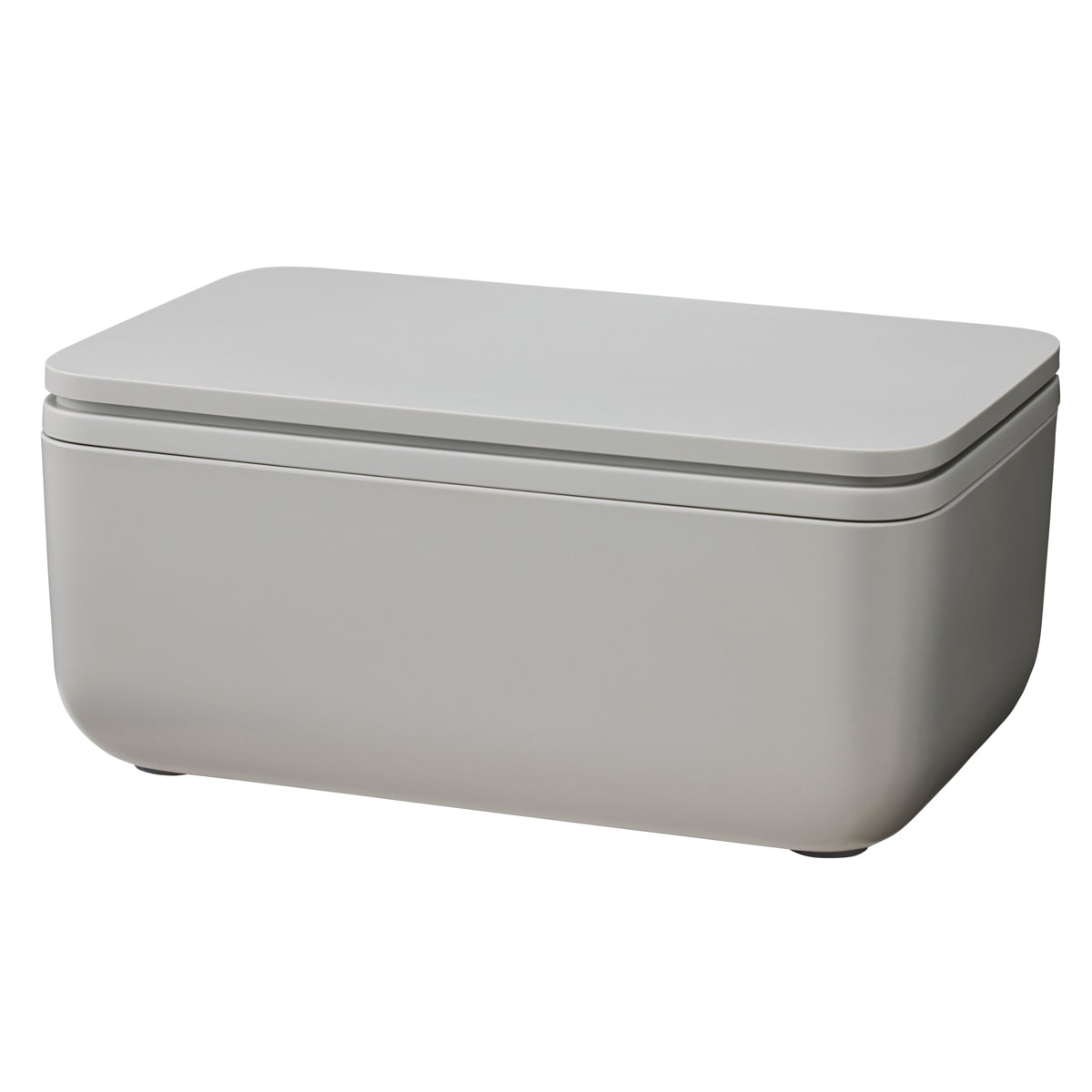 marna マーナ GOODLOCKCONTAINER シートケース W649 （ グッドロックコンテナ 蓋付き 蓋つき ウェットティッシュケース ウェットシート ウェットティッシュ ケース おしゃれ おしりふきケース 密閉 乾燥 防止 ワンタッチ ） 【グレー】