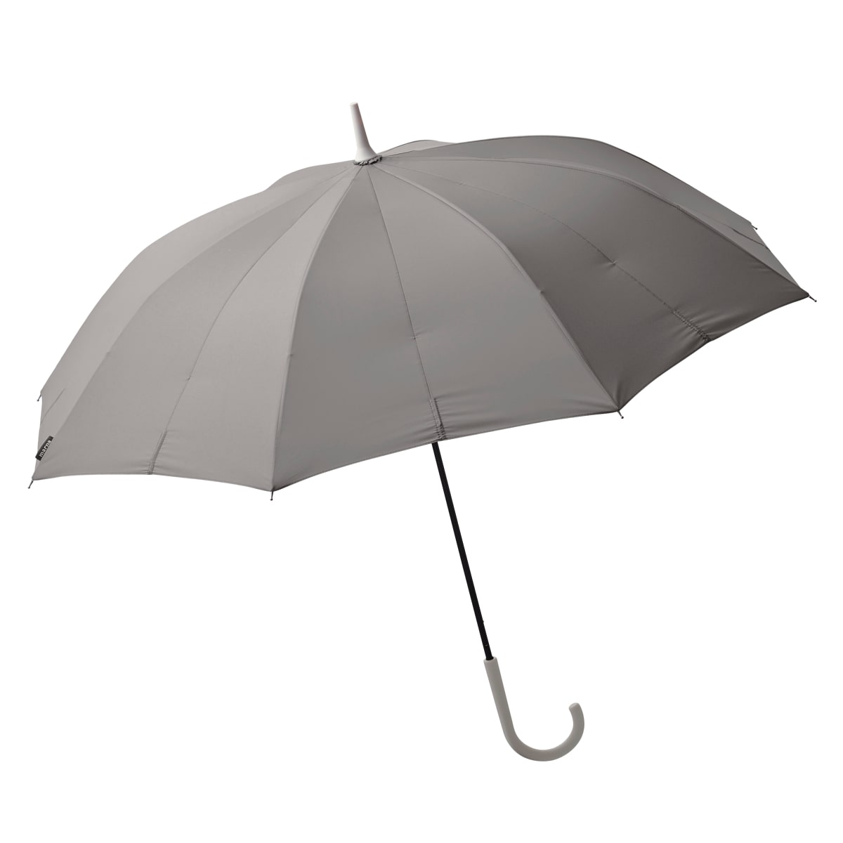 マーナ 傘 Shupatto アンブレラ 58cm （ marna レディース メンズ 晴雨兼用 かさ おしゃれ かわいい 雨傘 日傘 長傘 便利 スライド 手が濡れない ベルトなし 無地 大人 UVカット シュパット 16本骨 男女兼用 ） 【ウォームグレー】