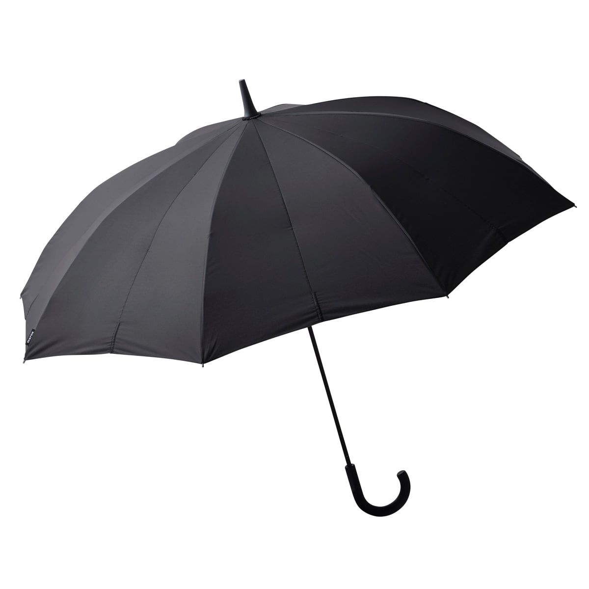 マーナ 傘 Shupatto アンブレラ 62cm （ marna レディース メンズ 晴雨兼用 かさ おしゃれ かわいい 雨傘 日傘 長傘 便利 スライド 手が濡れない ベルトなし 無地 大人 UVカット シュパット 16本骨 男女兼用 ） 【ブラック】