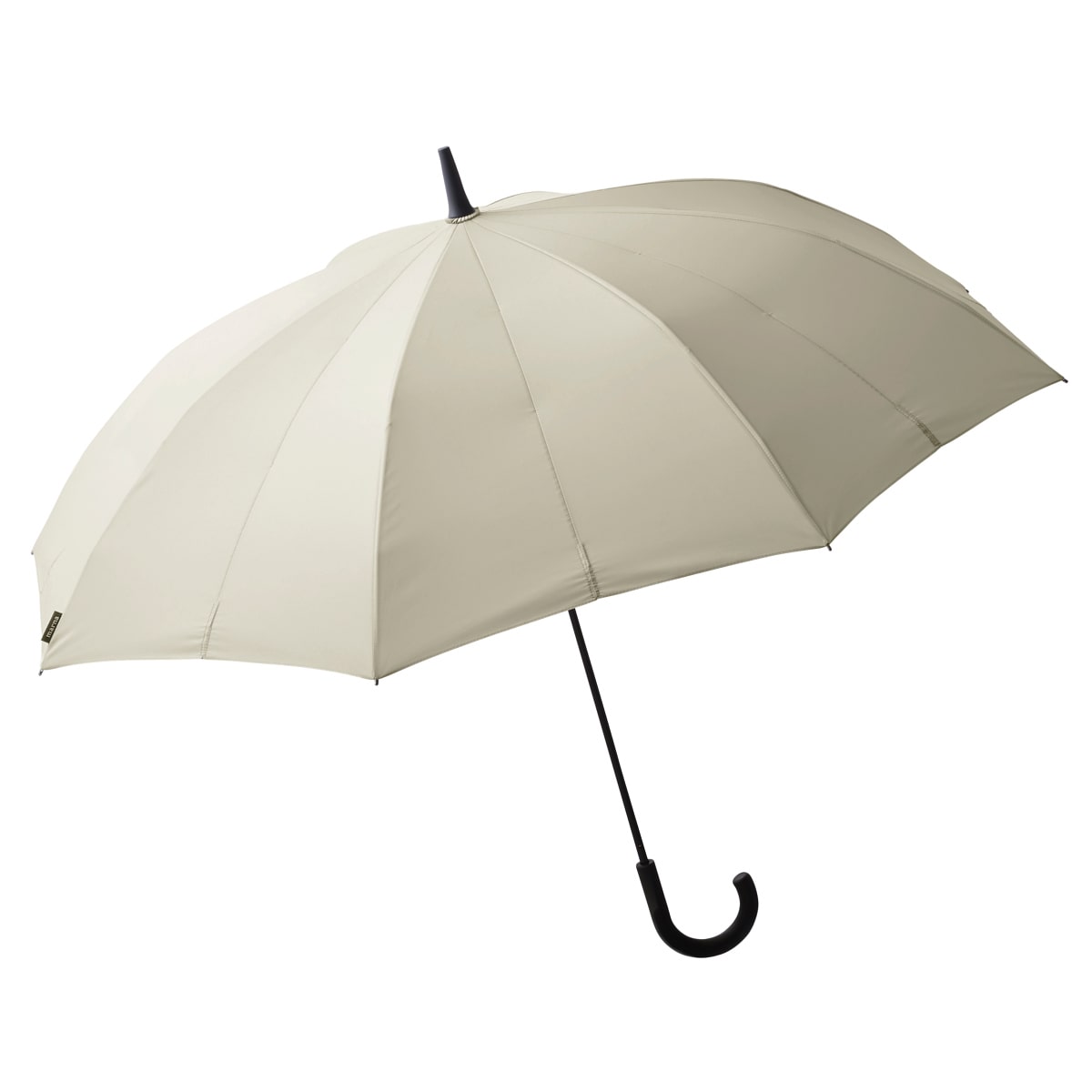 マーナ 傘 Shupatto アンブレラ 62cm （ marna レディース メンズ 晴雨兼用 かさ おしゃれ かわいい 雨傘 日傘 長傘 便利 スライド 手が濡れない ベルトなし 無地 大人 UVカット シュパット 16本骨 男女兼用 ） 【グレージュ】