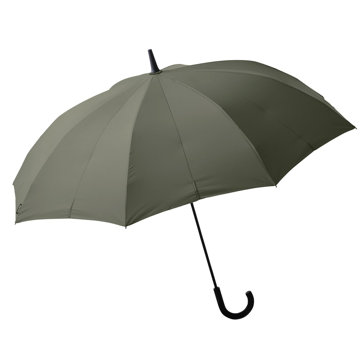 マーナ 傘 Shupatto アンブレラ 62cm （ marna レディース メンズ 晴雨兼用 かさ おしゃれ かわいい 雨傘 日傘 長傘 便利 スライド 手が濡れない ベルトなし 無地 大人 UVカット シュパット 16本骨 男女兼用 ） 【カーキ】