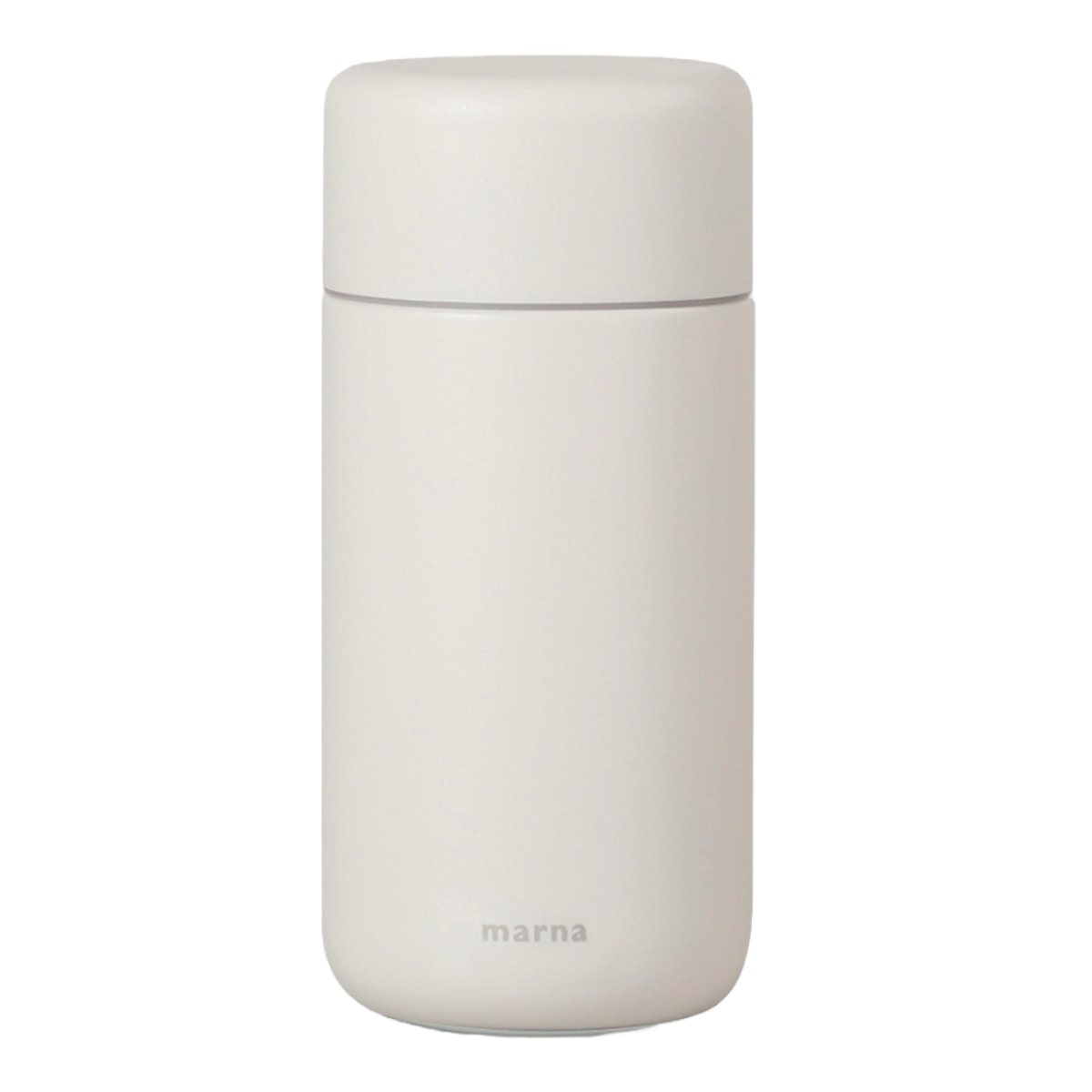 マーナ 水筒 350ml cocuri Everywhere マグ （ marna 保温 保冷 タンブラー マグボトル 蓋付き 持ち運び こぼれない おしゃれ かわいい ボトル コンパクト 広口 ステンレス ステンレスボトル マイボトル ミニボトル スリム ） 【カームホワイト】