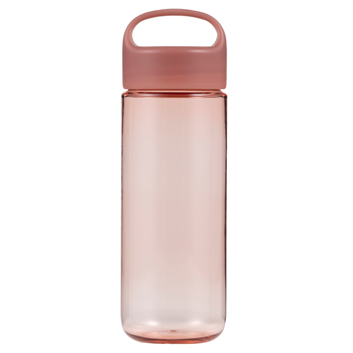 marna マーナ cocuri Daily ウォーターボトル 500mL K795 （ 水筒 500ml 直飲み 食洗機対応 マイボトル クリア ボトル 軽量 持ち手付き 食洗機OK クリアボトル おしゃれ かわいい 軽い スポーツ飲料 ジム 常温 シンプル ） 【コーラルレッド】