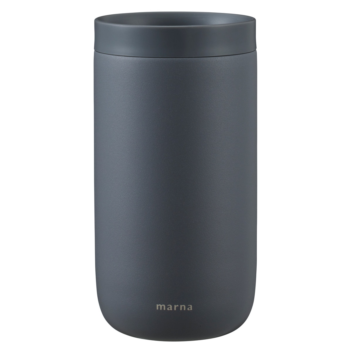 マーナ タンブラー 380ml cocuri 360°タンブラー （ marna 蓋付き 持ち運び 保温 保冷 二層構造 ステンレス コップ コーヒーカップ ティーカップ 蓋付きタンブラー おしゃれ かわいい 可愛い シンプル スタイリッシュ ） 【ストレートブラック】