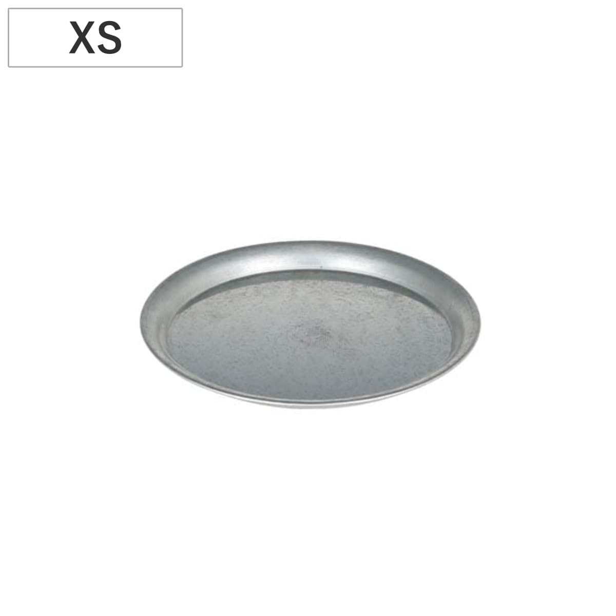 ダルトン DULTON 鉢皿 ガルバナイズドラウンドトレー XS （ ソーサー 受け皿 受皿 ソーサーのみ 鉢皿単体 プレート 鉢受け皿 水受け 植木鉢用皿 皿 植木鉢用 丸 丸型 鉢ポット スチール トレー シルバー XSサイズ ）