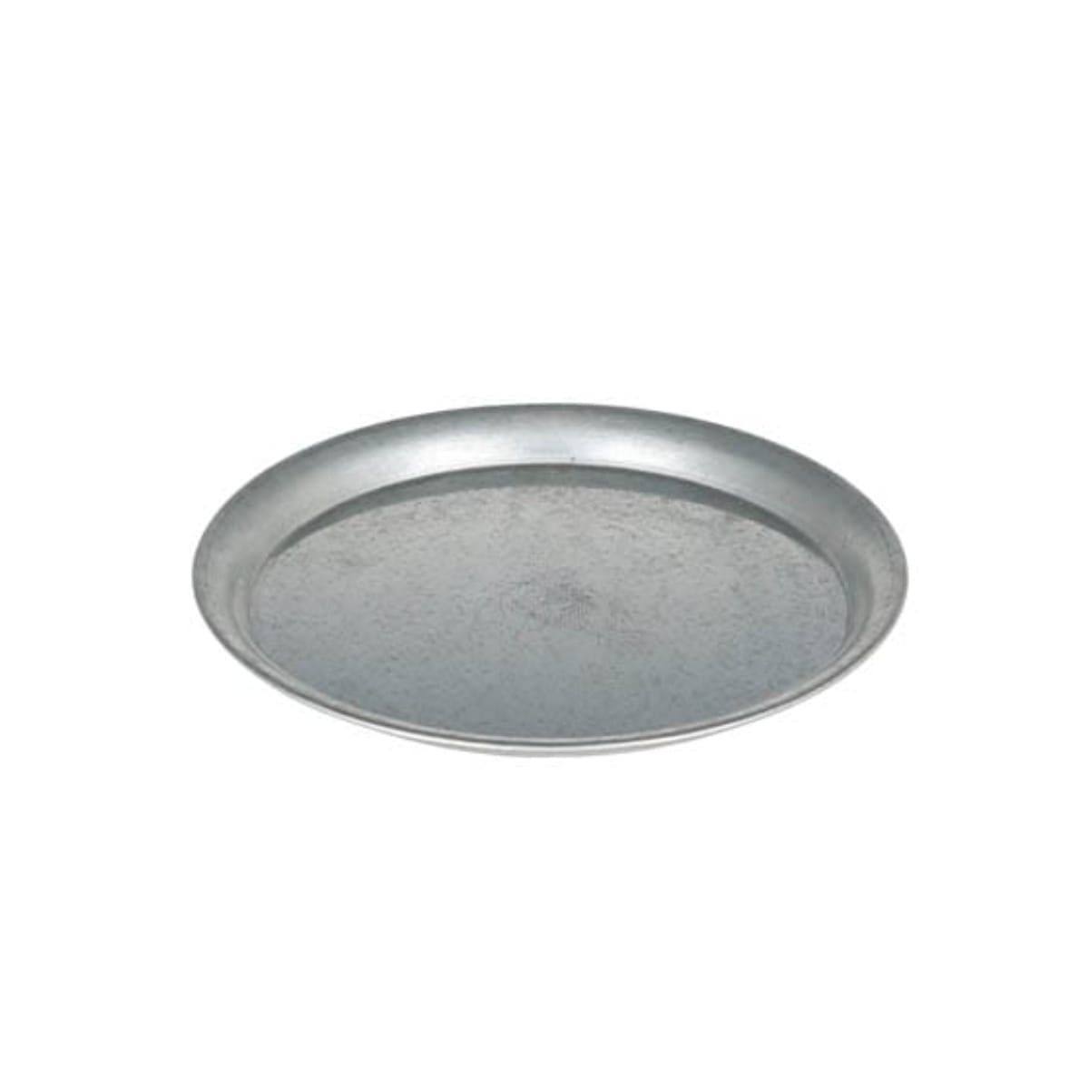 ダルトン DULTON 鉢皿 ガルバナイズドラウンドトレー S （ ソーサー 受け皿 受皿 ソーサーのみ 鉢皿単体 プレート 鉢受け皿 水受け 植木鉢用皿 皿 植木鉢用 丸 丸型 鉢ポット スチール トレー シルバー Sサイズ ）