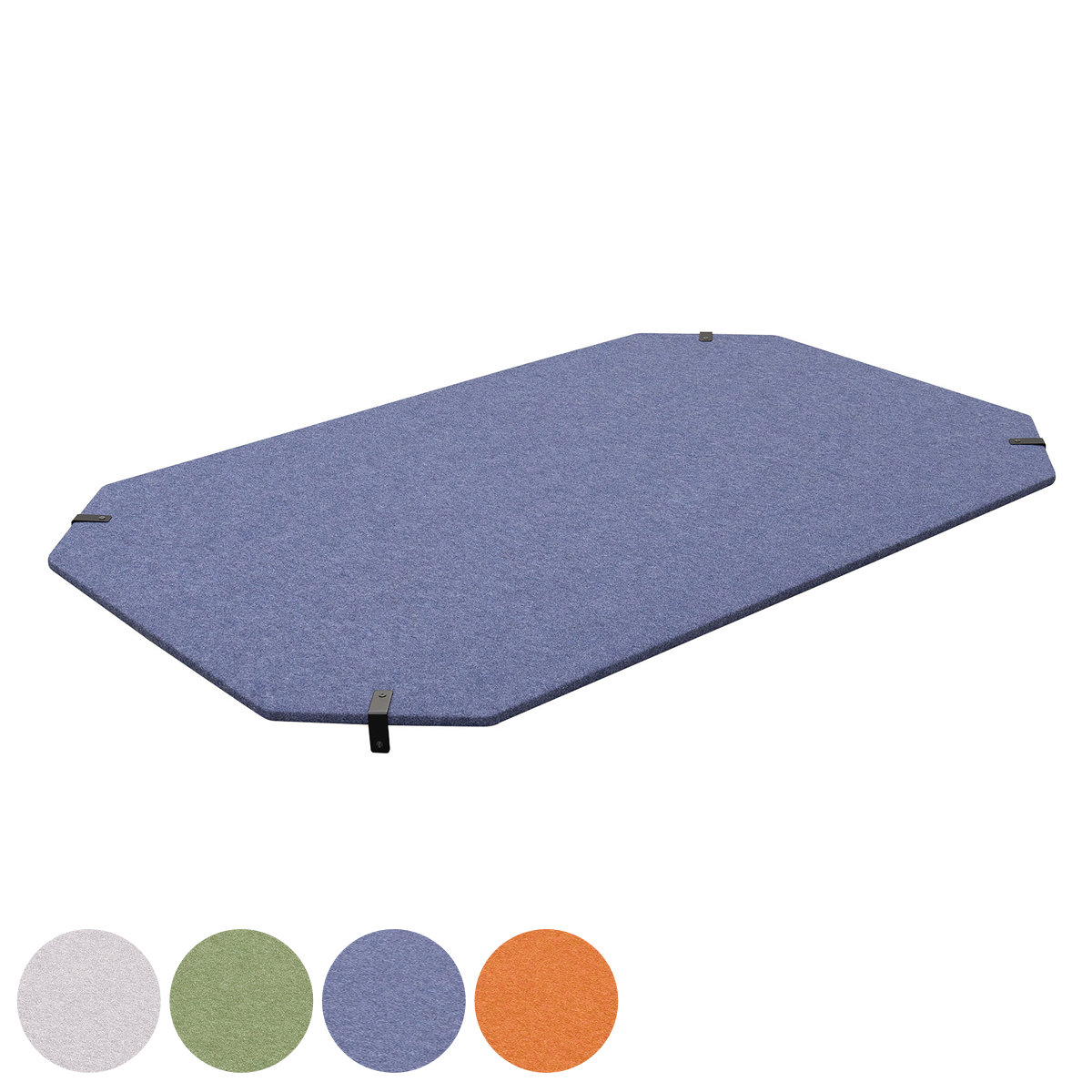 オフィスブース オクタルーフ REMUTE （ リミュート用パーツ 専用パーツ 対応パーツ 天井 ルーフ パーツ 間仕切り 仕切り 衝立 自立 リモートワーク テレワーク Web会議 在宅勤務 オフィス 日本製 ） 【グリーン】