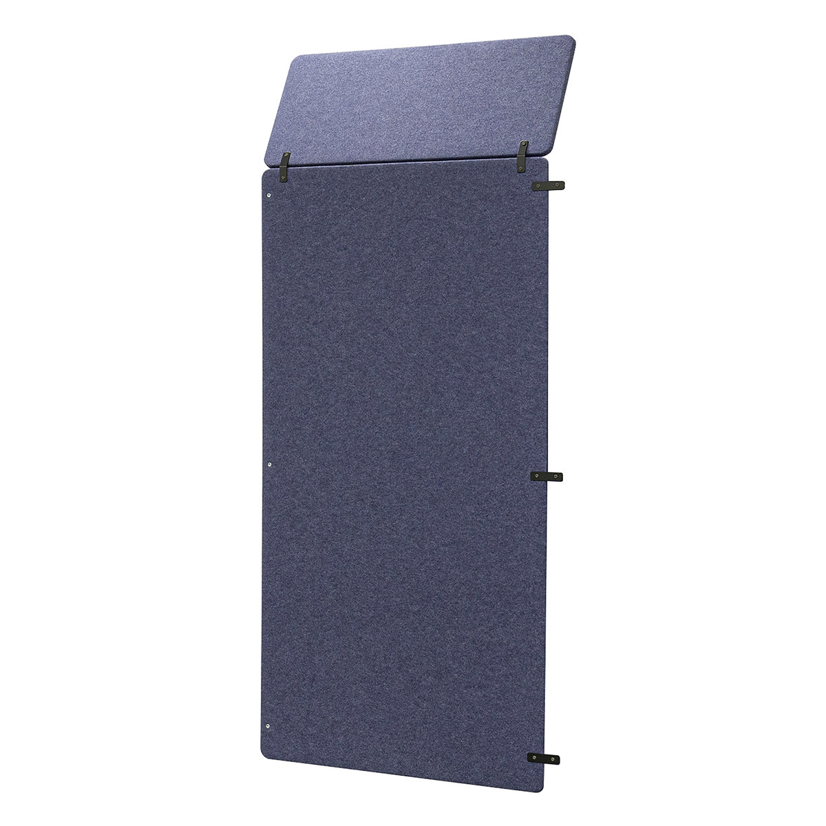 オフィスパーティション 追加用パネル 幅95.6cm REMUTE （ リミュート用パーツ 専用パーツ 対応パーツ 追加パーツ パネル パーツ 間仕切り 仕切り 衝立 パーテーション 吸音 ボックス オフィス Web会議 ミーティング ） 【ネイビー】