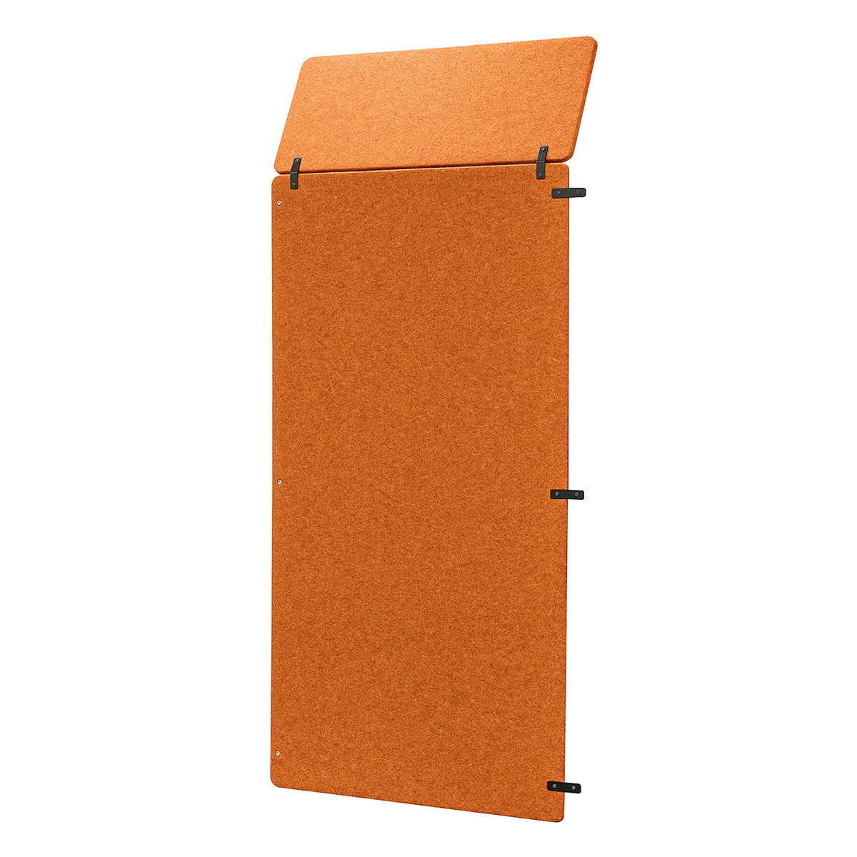 オフィスパーティション 追加用パネル 幅95.6cm REMUTE （ リミュート用パーツ 専用パーツ 対応パーツ 追加パーツ パネル パーツ 間仕切り 仕切り 衝立 パーテーション 吸音 ボックス オフィス Web会議 ミーティング ） 【オレンジ】