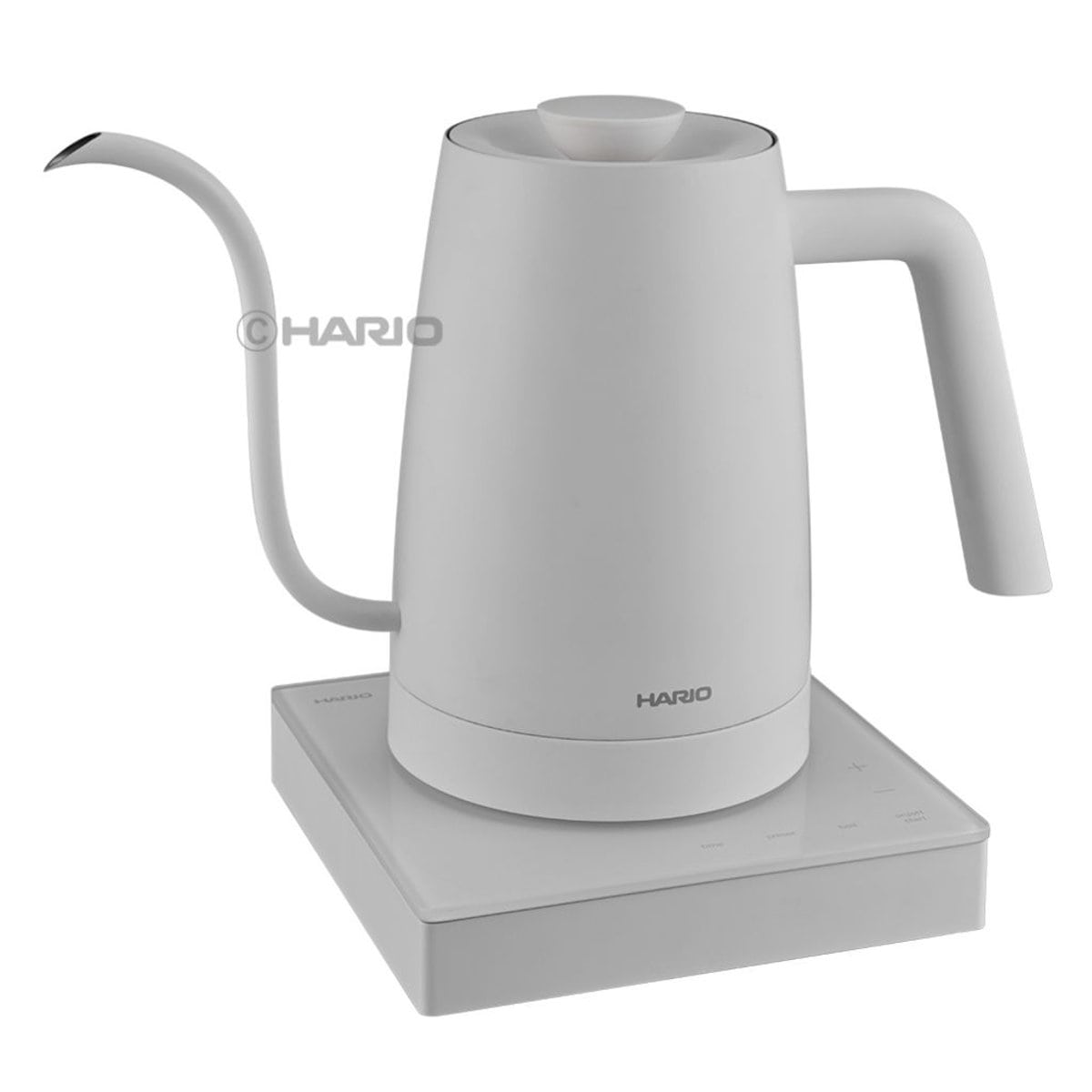 ハリオ コーヒーケトル エレクトリックケトル ライラ （ HARIO 電気ケトル コーヒー ドリップ タイマー機能付き ドリップケトル ドリップポット おしゃれ かわいい 温度調節 ストップウォッチ機能 ワンタッチ沸騰機能 軽い 細口 ） 【ホワイト】