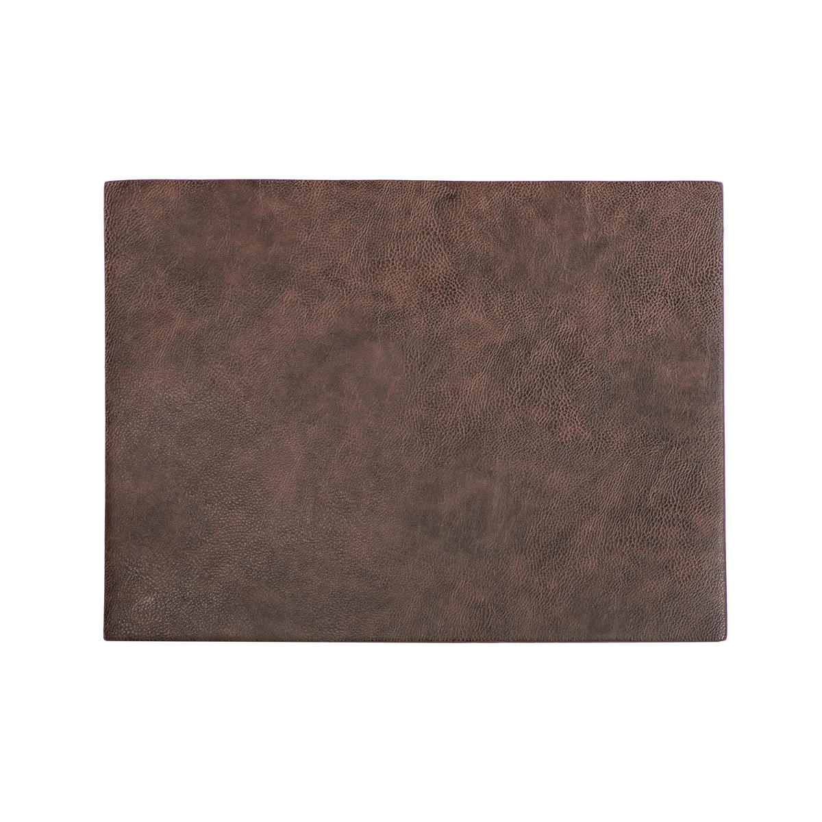 ランチョンマット ziczac トロジャ 長方形 （ ジックザック おしゃれ レクタングル TROJA 人工皮革 拭ける 45×33cm ランチマット プレイスマット レザー調 ） 【COFFEE】