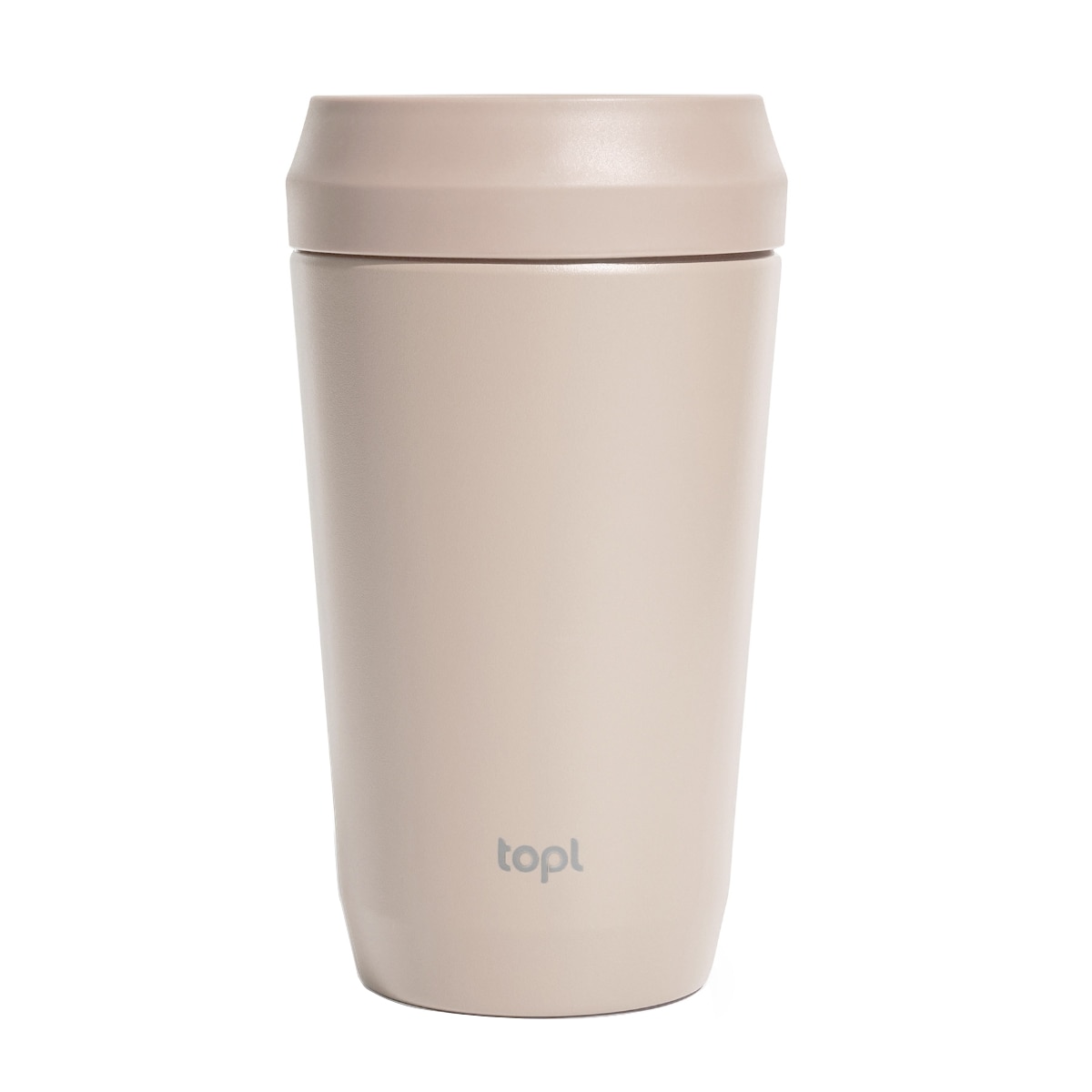 タンブラー TOPL トゥゴータンブラー 350ml （ トップル ステンレスタンブラー 蓋付き 保温 保冷 真空断熱 360度 透明蓋 To Go Tumbler コップ マグカップ コーヒー 蓋付きタンブラー 持ち運び 漏れにくい BPAフリー おしゃれ ） 【Almond】
