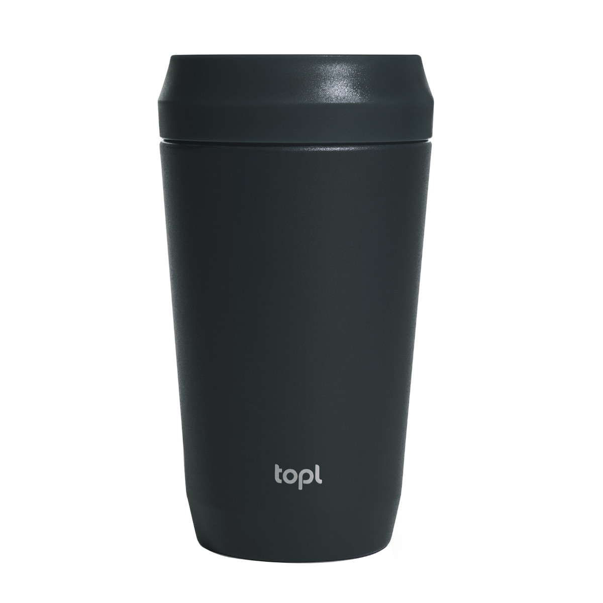 タンブラー TOPL トゥゴータンブラー 350ml （ トップル ステンレスタンブラー 蓋付き 保温 保冷 真空断熱 360度 透明蓋 To Go Tumbler コップ マグカップ コーヒー 蓋付きタンブラー 持ち運び 漏れにくい BPAフリー おしゃれ ） 【Charcoal】
