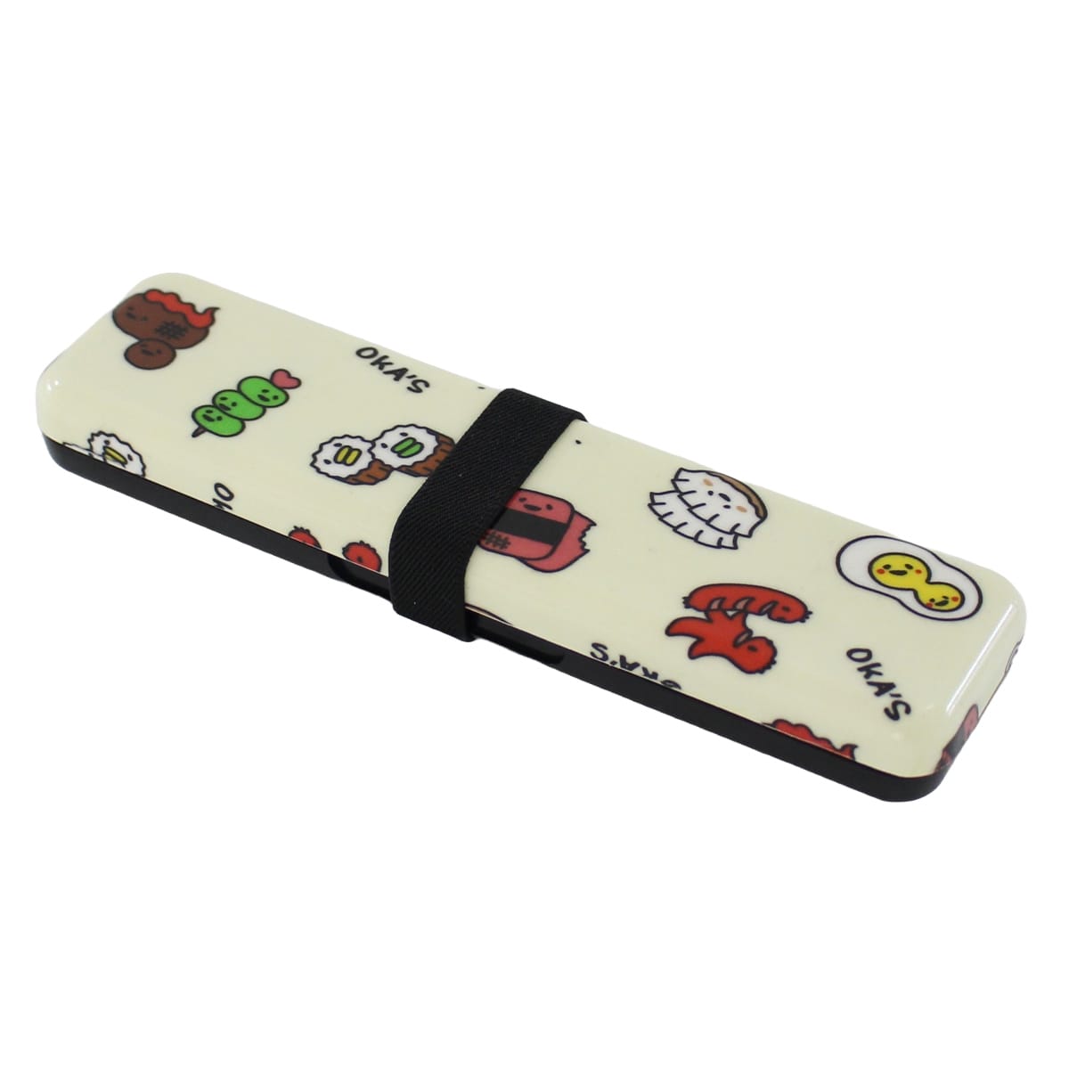 箸箱セット 布貼18.0布貼スプーン＆箸セット OKA’S （ 箸＆スプーンセット お箸 スプーン セット 箸＆スプーン カトラリー 日本製 18センチ お弁当用 ベルト付き 持ち運び 携帯用 子ども 大人 男女兼用 かわいい おしゃれ ）