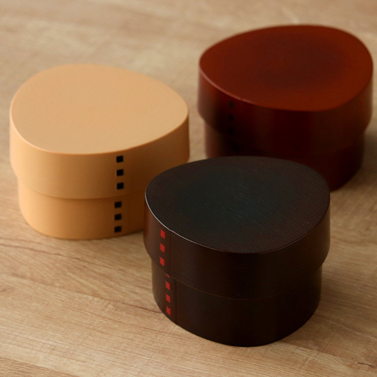 おにぎりケース わっぱおにぎりケース 抗菌 （ おむすびケース 弁当箱 おにぎり おむすび ケース 三角 和風 日本製 お弁当箱 おにぎり用 おむすび用 デザートケース フルーツケース お弁当 弁当 ） 【ベージュ】