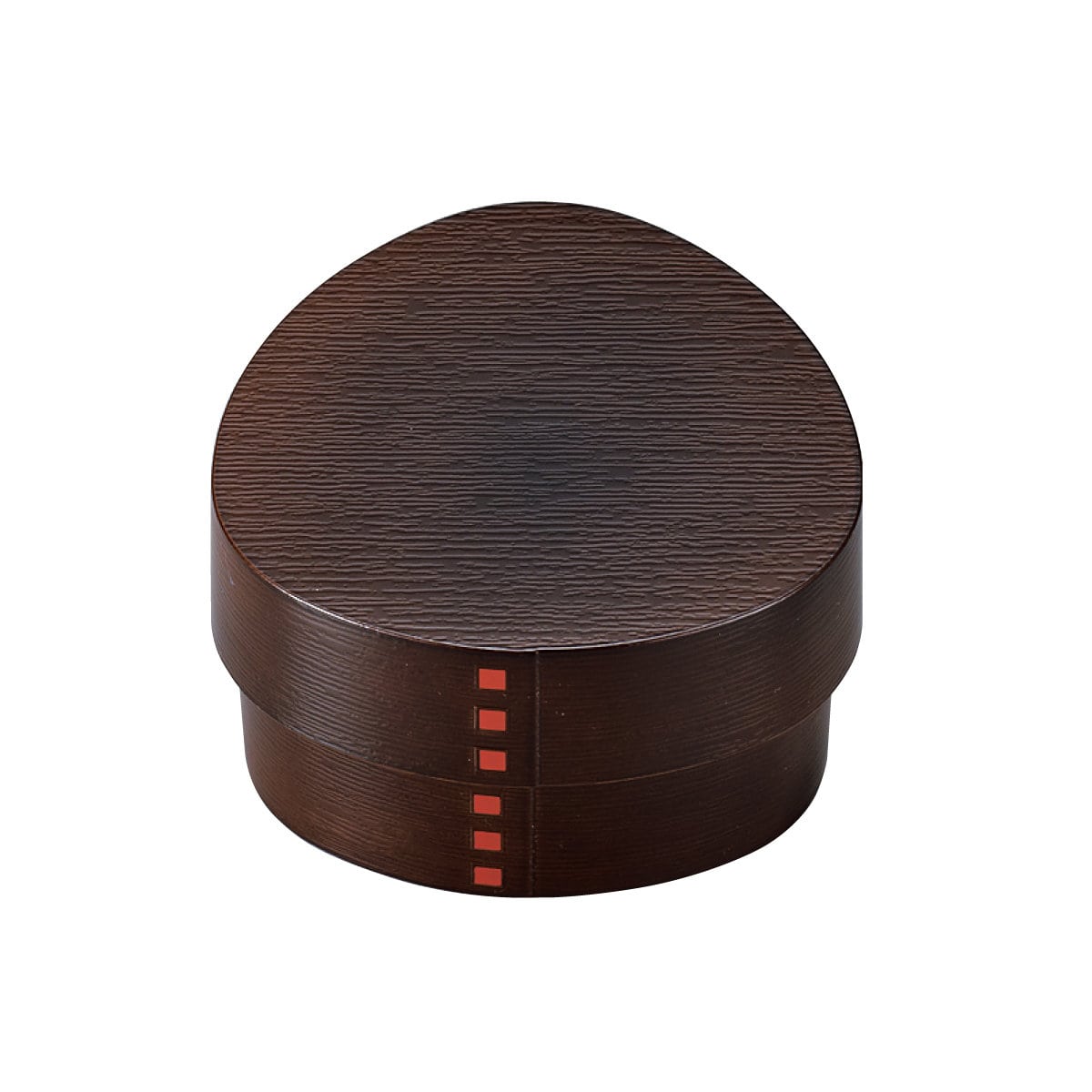 おにぎりケース わっぱおにぎりケース 抗菌 （ おむすびケース 弁当箱 おにぎり おむすび ケース 三角 和風 日本製 お弁当箱 おにぎり用 おむすび用 デザートケース フルーツケース お弁当 弁当 ） 【ダークブラウン】