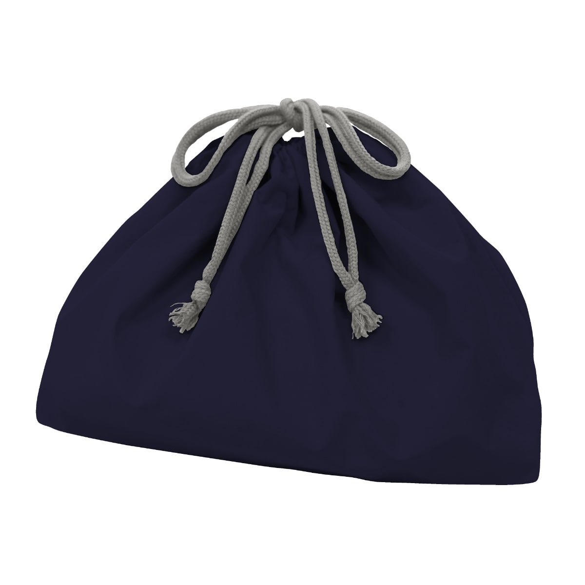 弁当袋 汁漏れに強い巾着袋 撥水 ランチ巾着 （ お弁当袋 お弁当入れ ランチバッグ おべんとう袋 巾着 日本製 撥水加工 お弁当包み 弁当包み ポーチ ランチ袋 お弁当 弁当 持ち運び お弁当用 ） 【ネイビー】