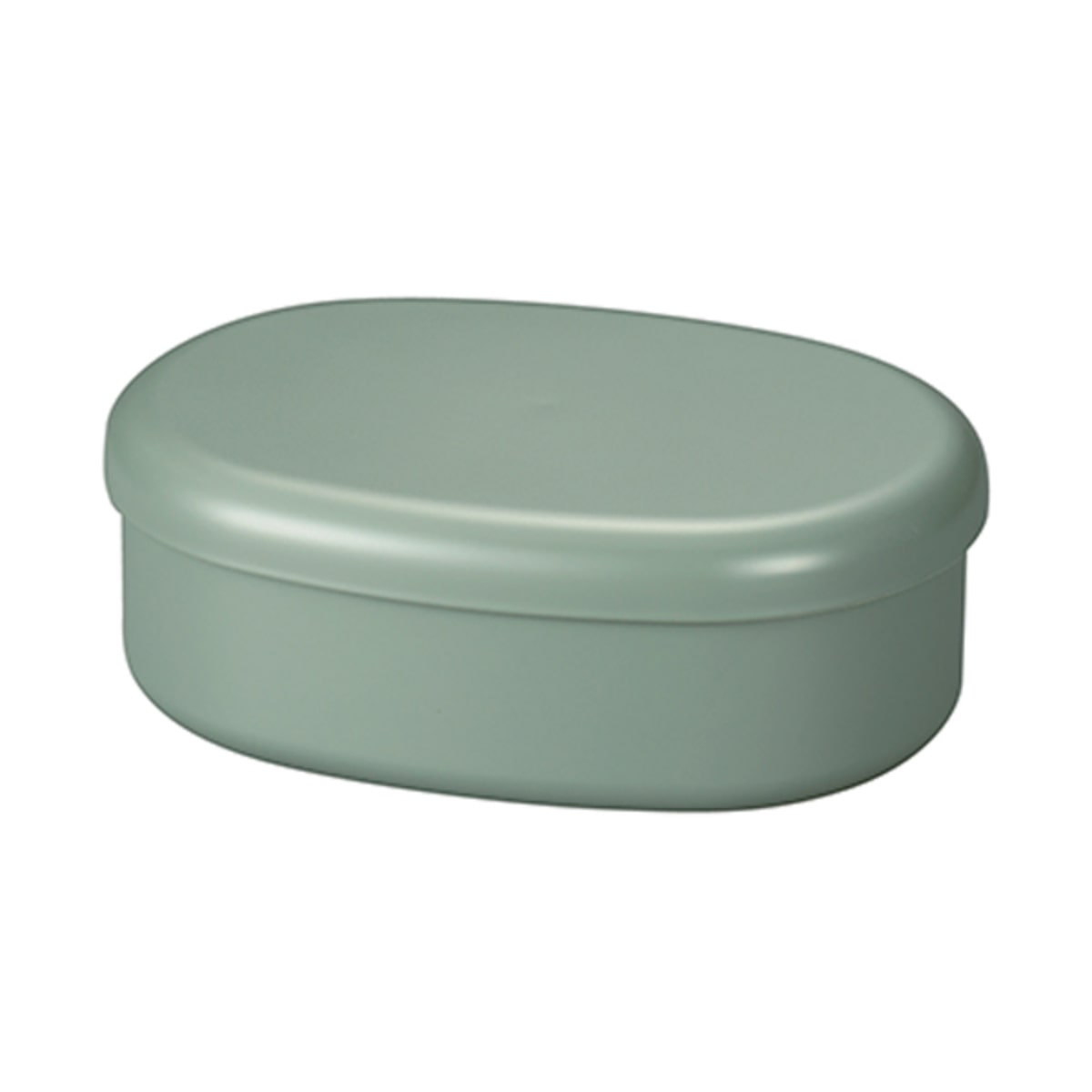 弁当箱 さっと洗えるお弁当箱 プレミアム 480ml （ お弁当箱 ランチボックス レンジ対応 食洗機対応 一段 レンジOK 食洗機OK 弁当 お弁当 ランチバンド付き 大人 日本製 ） 【カーキグリーン】