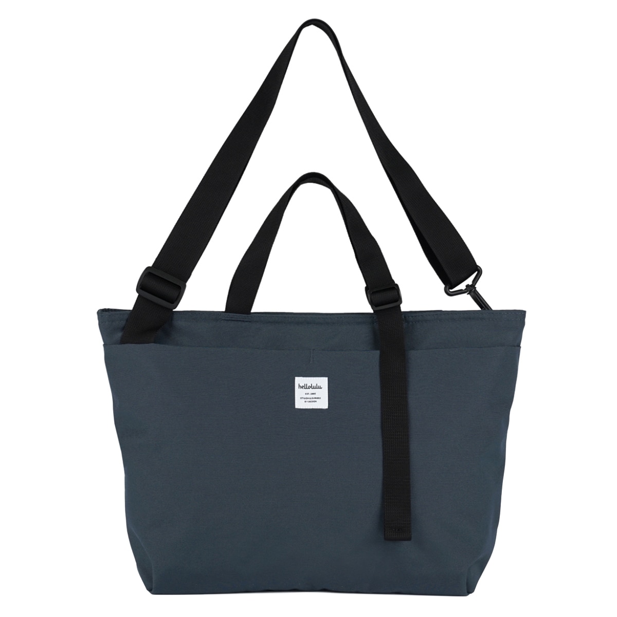 トートバッグ Hellolulu Lena 3WAY オールデイトート 7.5L （ ハロルル バッグ ハンドバッグ ショルダーバッグ レディース メンズ 鞄 かばん 3way 軽い 撥水 通学 通勤 肩掛け 手提げ ファスナー PC収納 おしゃれ ） 【DarkSapphire】