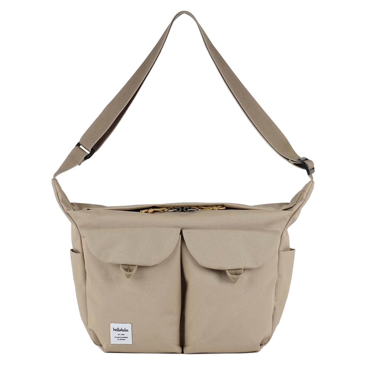 ショルダーバッグ Hellolulu Kay 6L （ ハロルル バッグ ショルダー クロスボディ レディース メンズ 鞄 かばん 軽い 撥水 斜め掛け クロスバッグ ファスナー コンパクト おしゃれ ） 【FogKhaki】