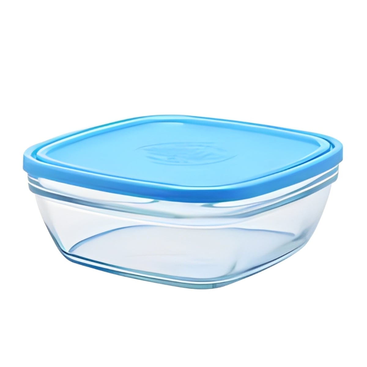 DURALEX デュラレックス カレボウル 2L 蓋付き （ 保存容器 電子レンジ対応 食洗機対応 ガラス 強化ガラス スタッキング 角型 食品保存 ガラス製保存容器 作り置き ストッカー 中身が見える クリア ）