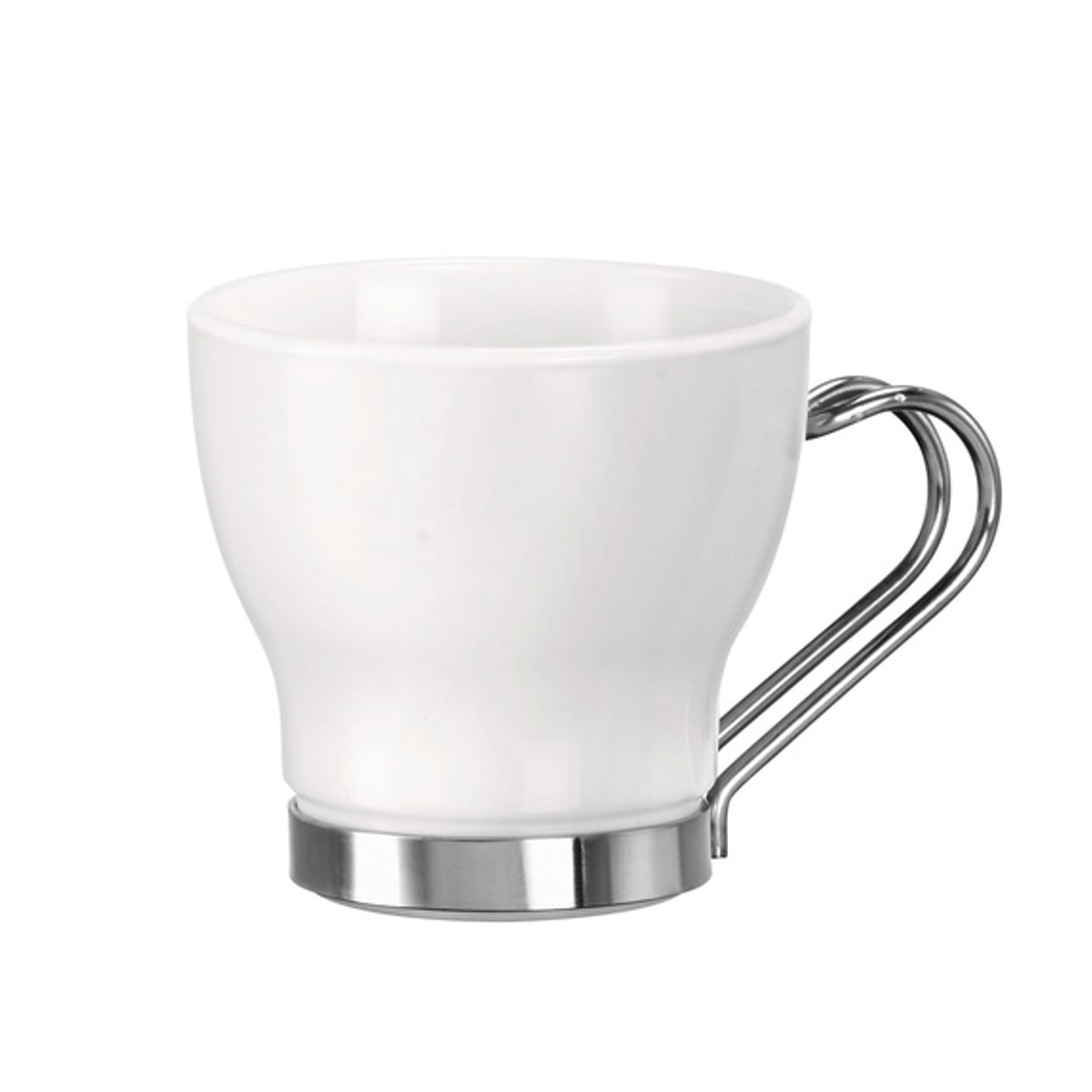 Bormioli Rocco ボルミオリ・ロッコ オスロ ホワイト 109cc （ ガラス 強化ガラス コップ マグカップ マグ コーヒーカップ コーヒー 109ml 珈琲 紅茶 エスプレッソ ガラスマグ 物理強化ガラス ホット アイス おしゃれ ）