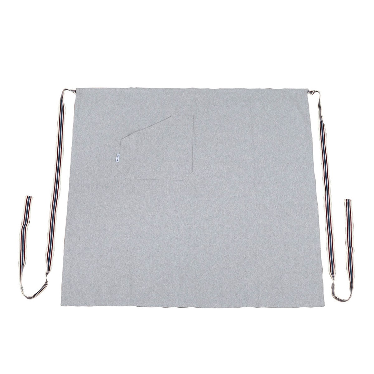 エプロン ギャルソン ダルトン GARCON APRON STRIPE 丈80cm （ DULTON キッチンエプロン 台所エプロン 腰エプロン サロンエプロン ミドルエプロン ポケット付き 無地 おしゃれ 大人用 キッチン 調理 アウトドア カフェ ） 【ライトグレー】